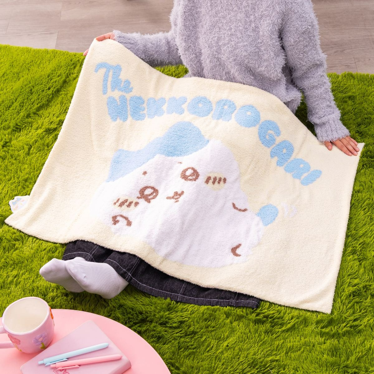 🌸 【預訂】小八 Blanket - Chiikawa 9/10 新品