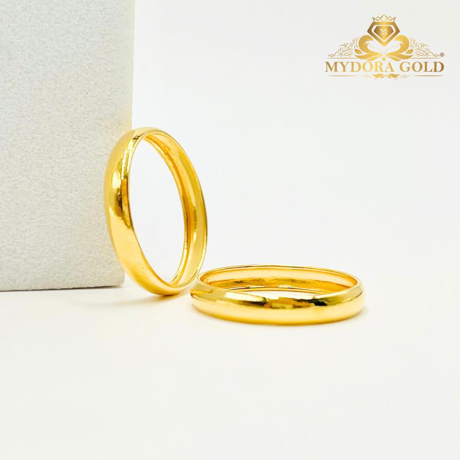 MYDORA Cincin Belah Rotan Licin | Lord of the Ring | EMAS 916/22k