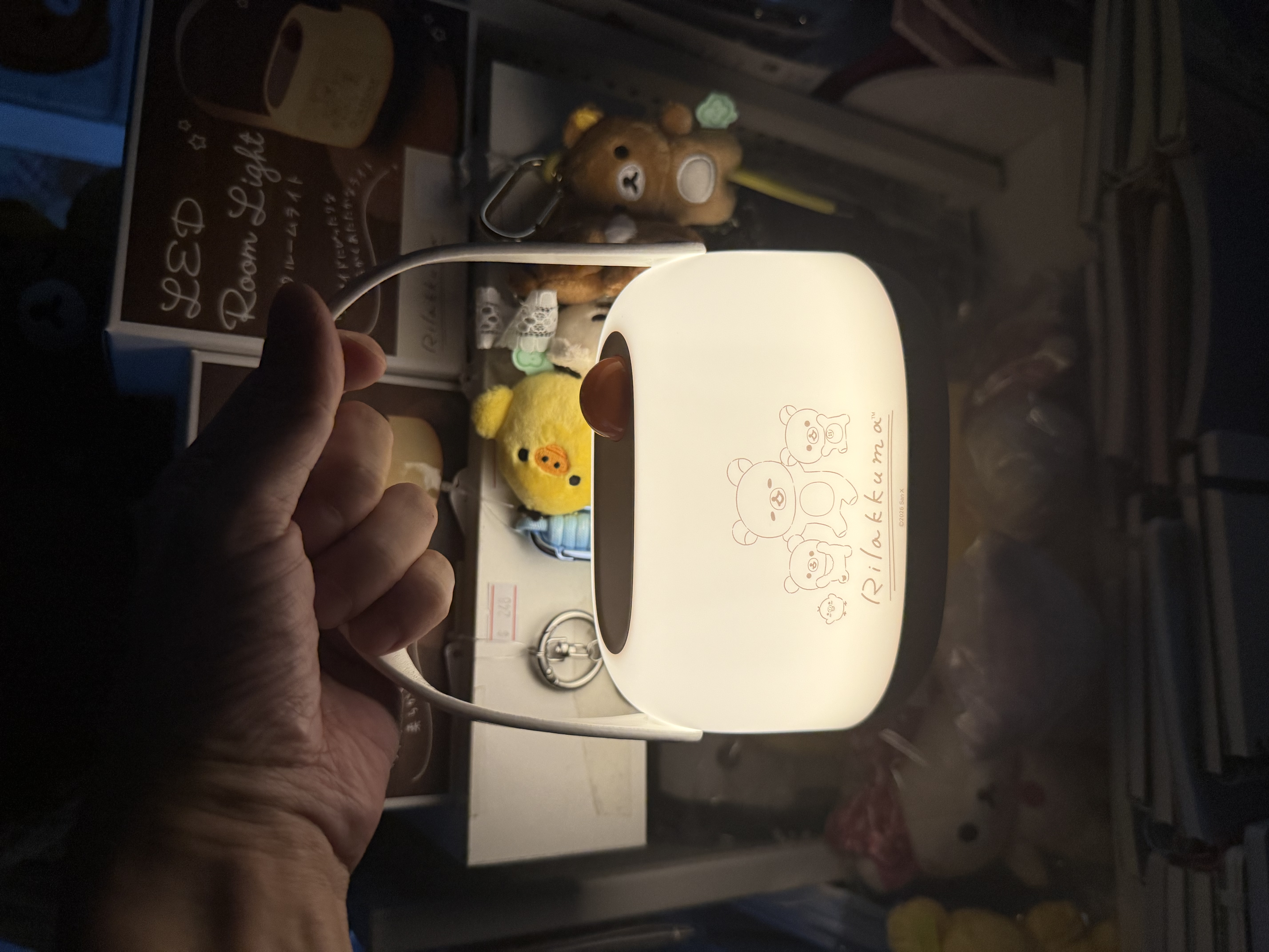 （留意！此商品只限順豐到香港及澳門） 《現貨》全新Rilakkuma Led小夜燈