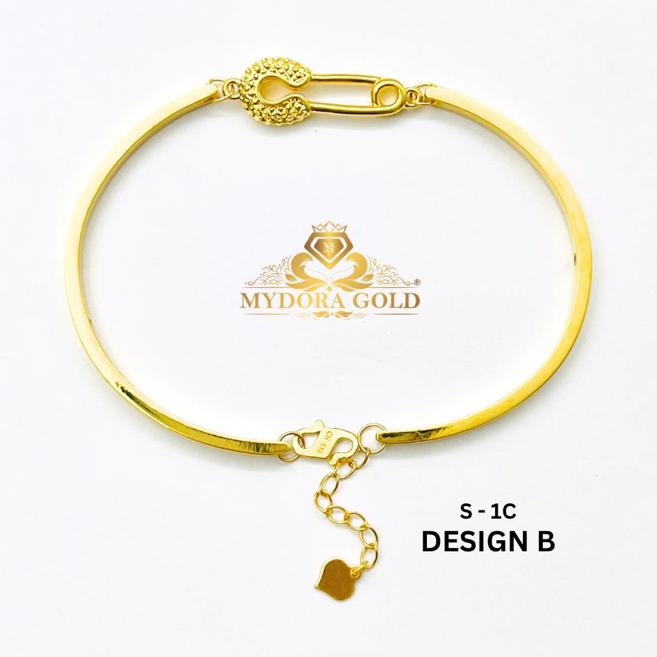 MYDORA Gelang Fashion Safety Pin Series l EMAS 916/22K