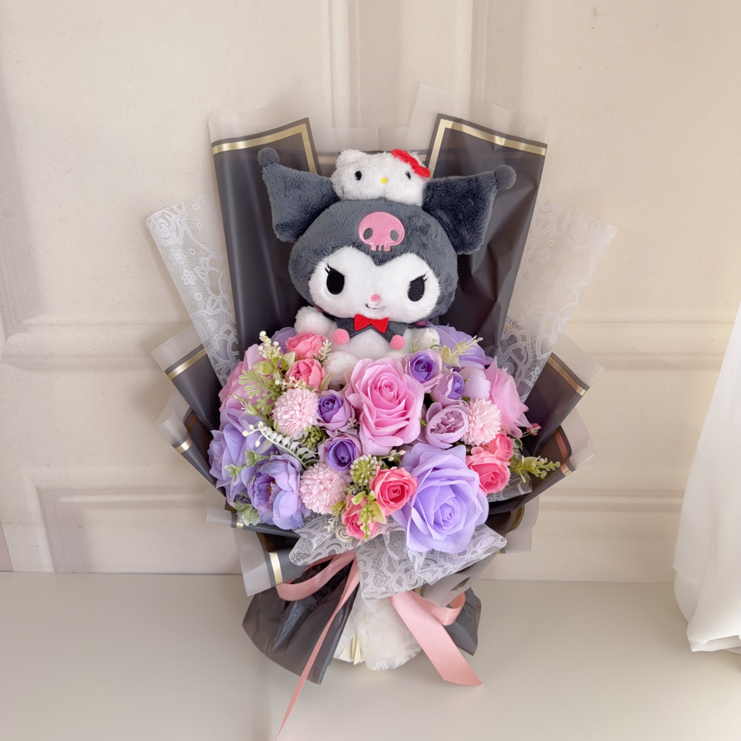 （現貨）Kuromi公仔花