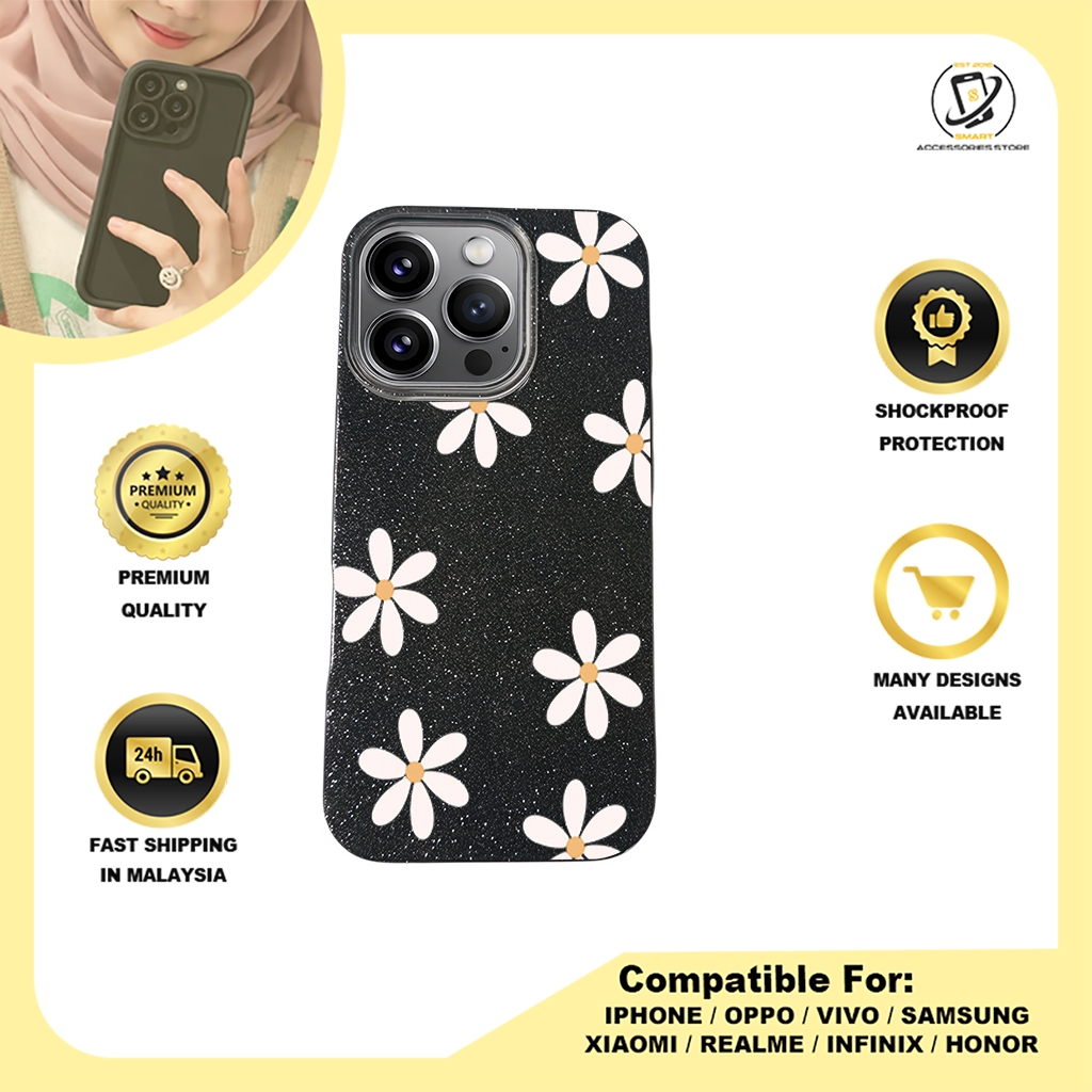 BLING CASE PHONE FOR IPHONE - DESIGN FLOWER M