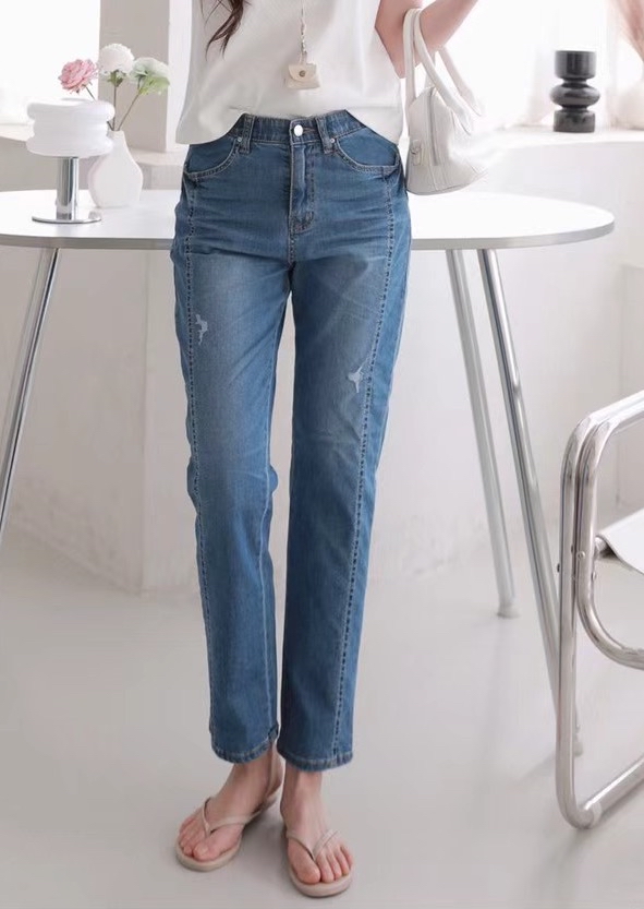 V 牌側骨彈性Cool Jeans 