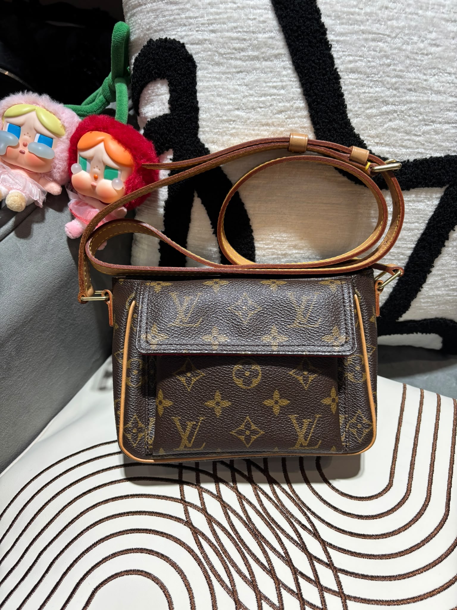 LV viva Cite PM crossbody bag Monogram 100%Authentic, 90%New ✅Dust bag