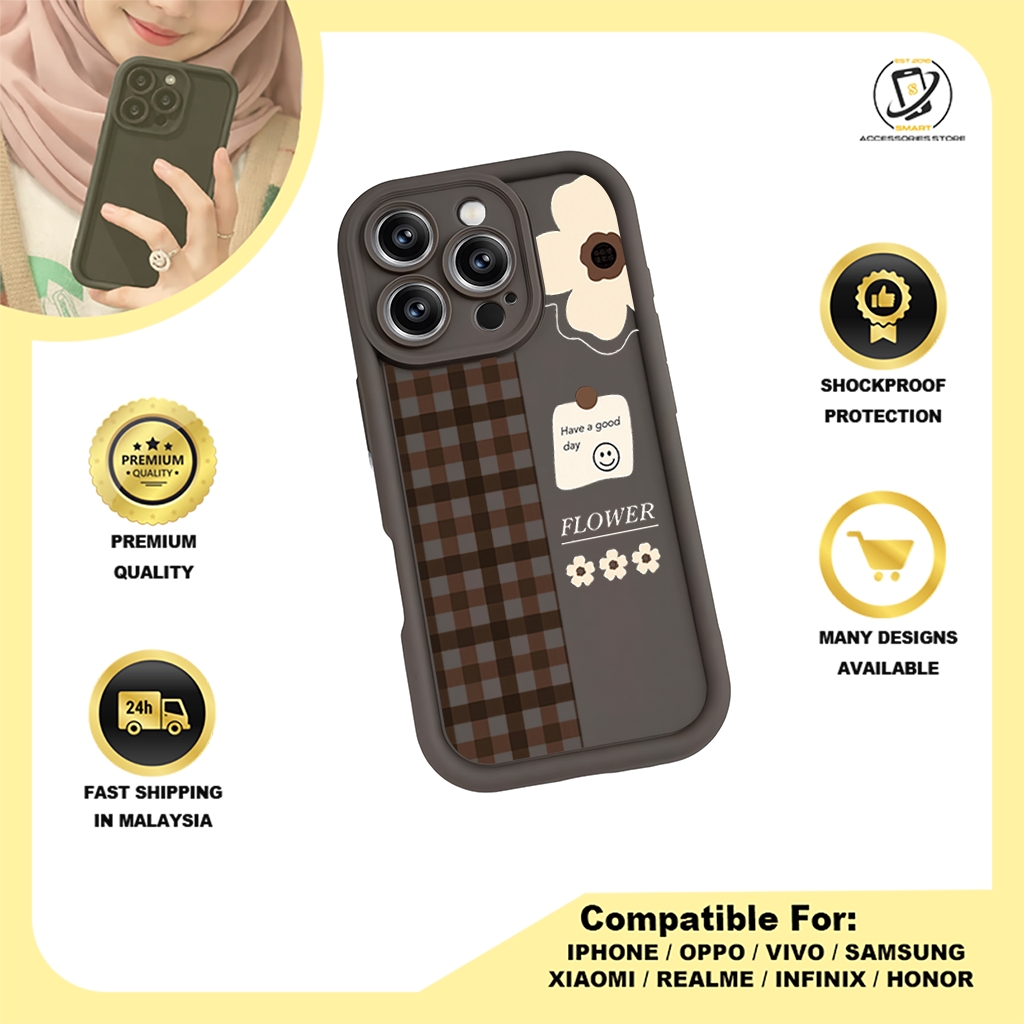 TPU DESIGN CASE PHONE FOR INFINIX - DESIGN FLOWER H