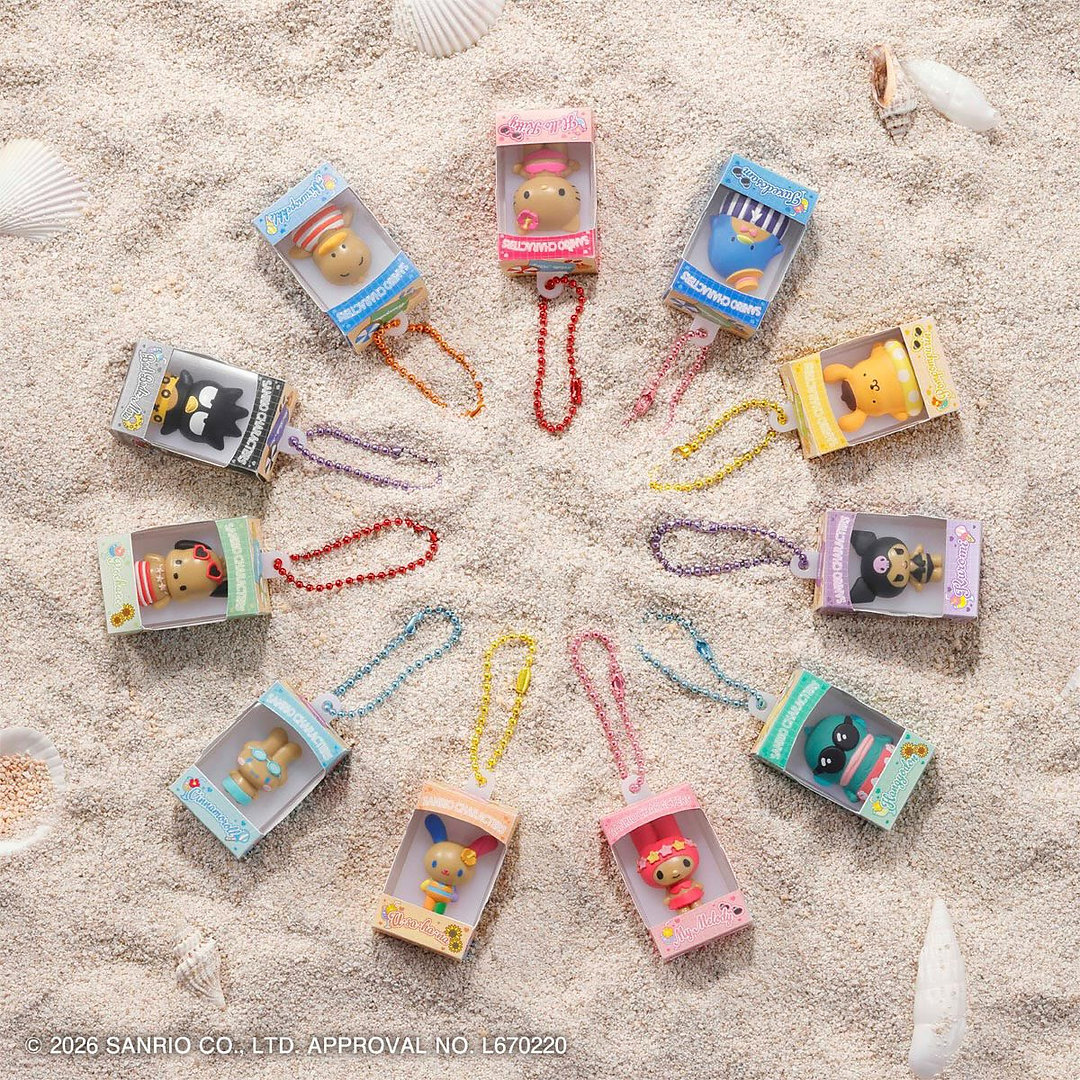 預訂 | 日本Sanrio Bandai食玩 曬燶公仔掛件匙扣