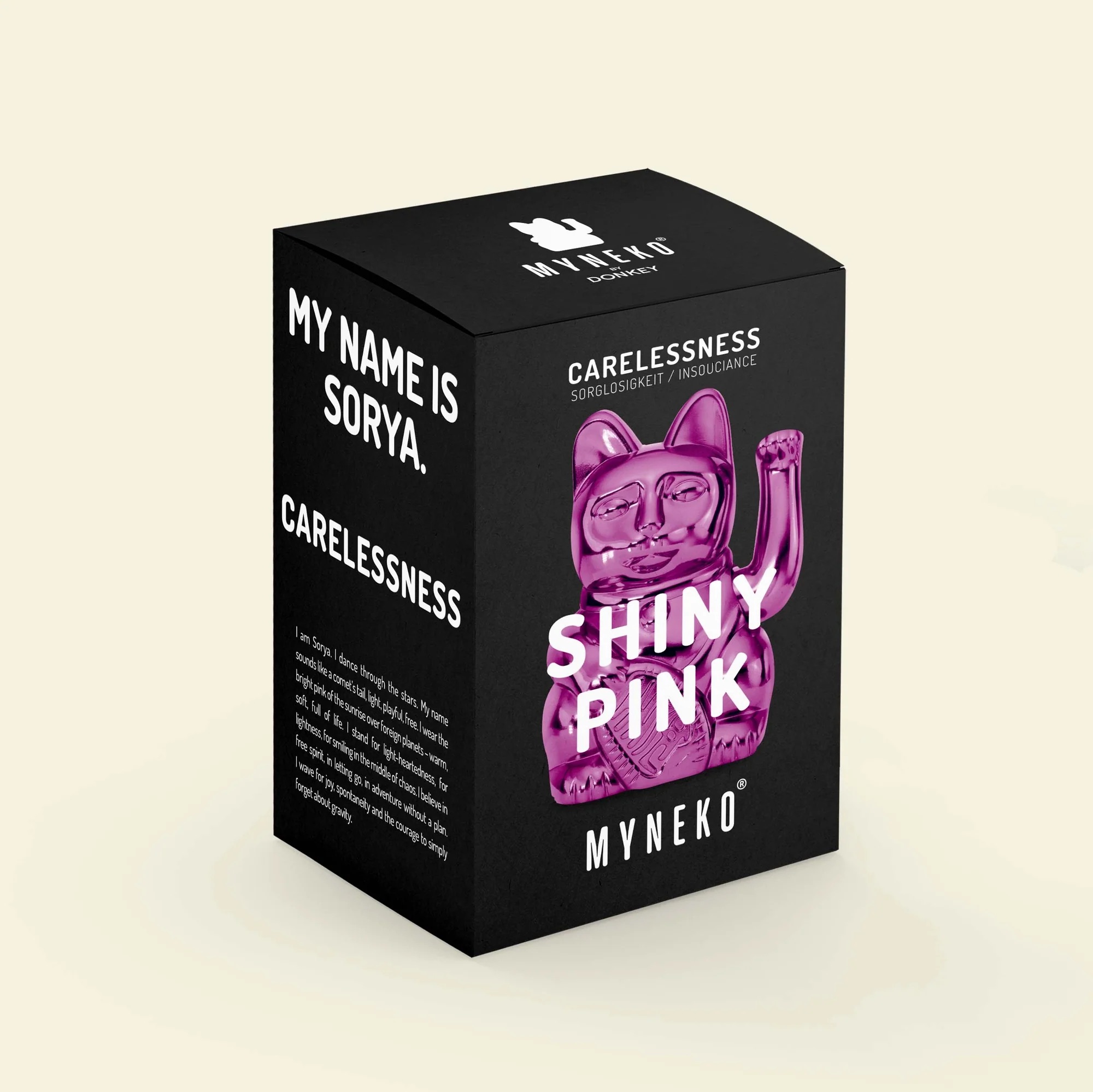 📦訂購 Donkey Products SHINY PINK "SORYA" Lucky Cat 招財貓