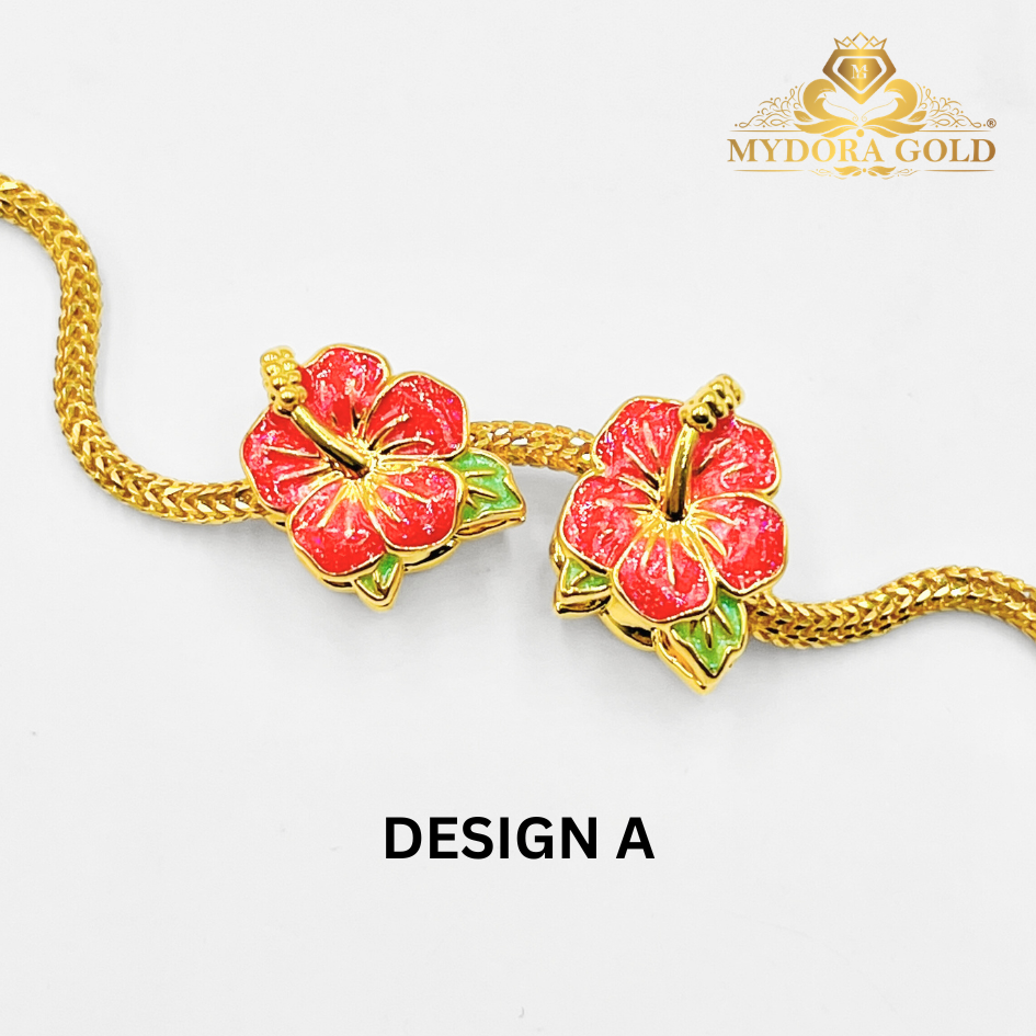 MYDORA Bead Bunga Raya Patrio (5G) l EMAS 916/22K