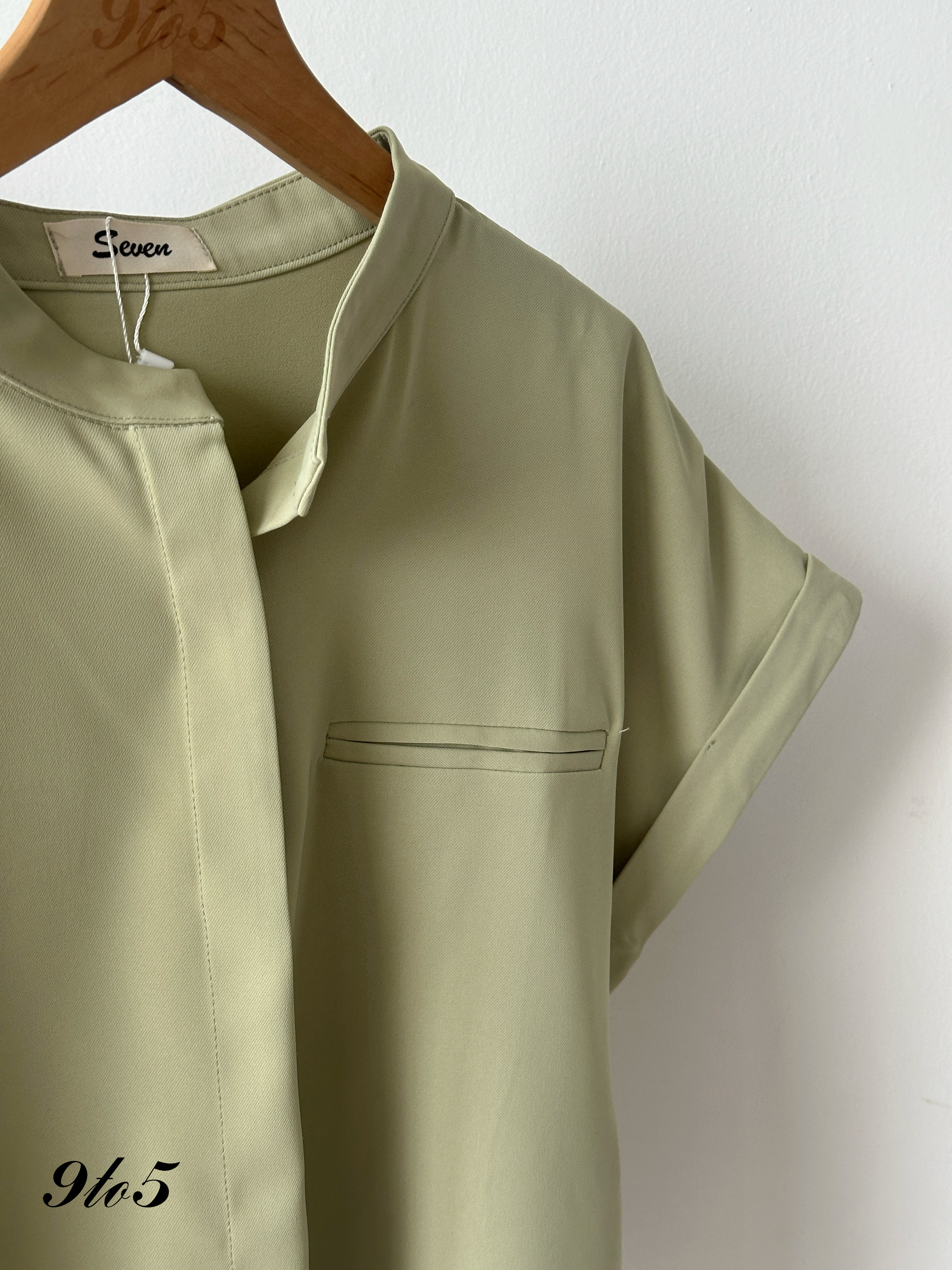 T4098 Cape Sleeve Shirt - 5 Colors 