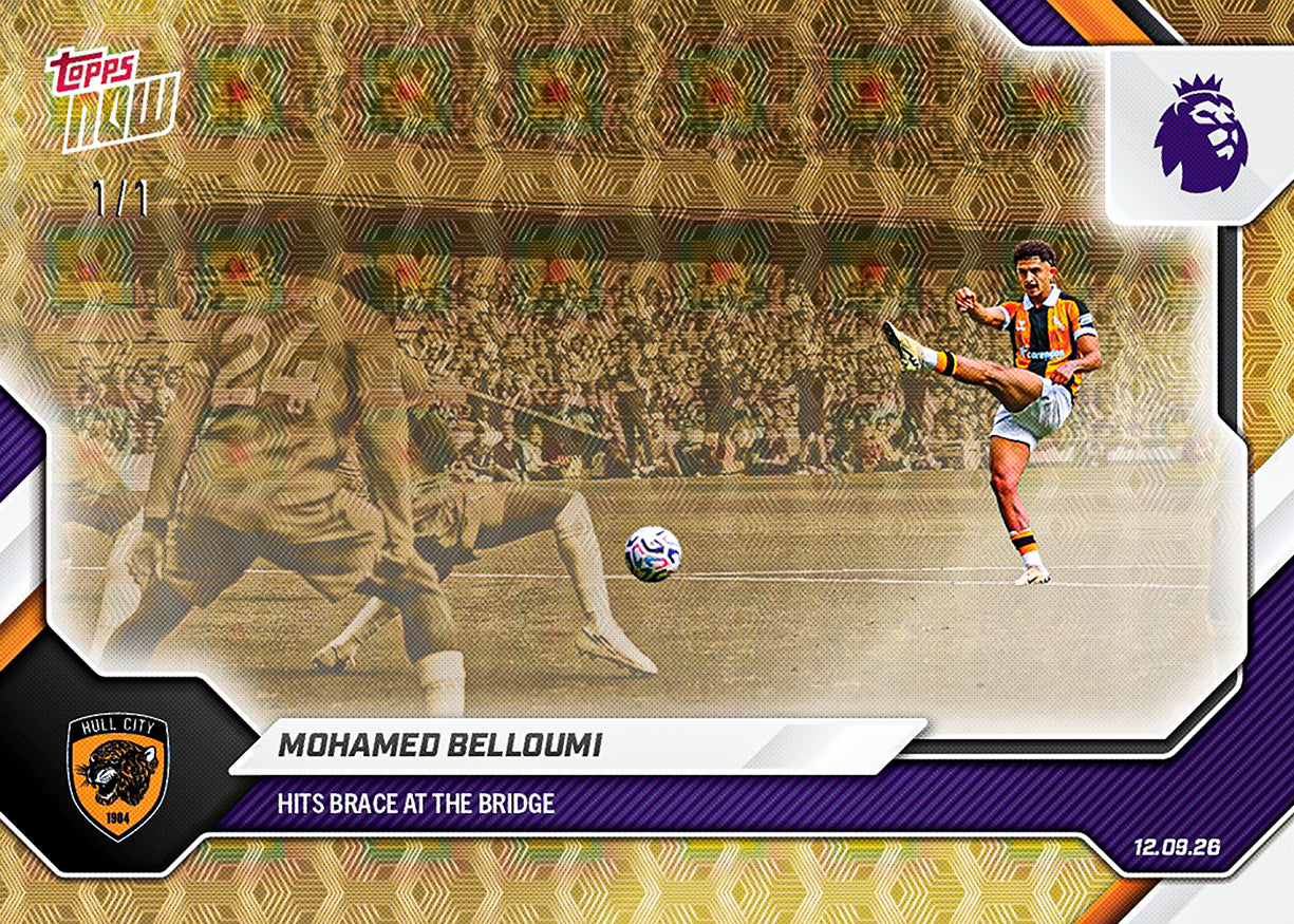 Mohamed Belloumi - 2026-27 Premier League Topps NOW® #26【團購】