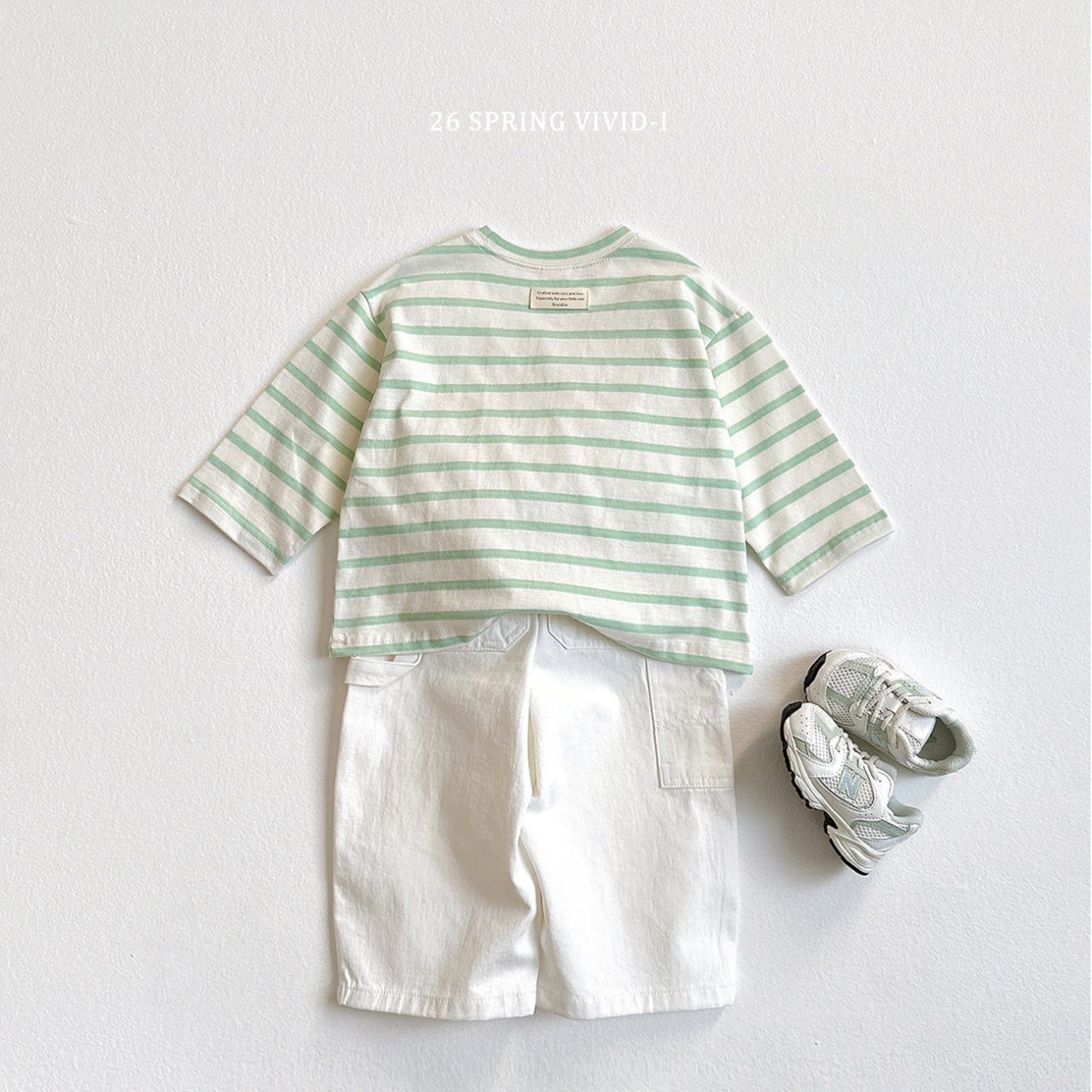 🌸預訂 韓國直送🌸🇰🇷VIVIDI六色清新條紋寬鬆長袖上衣