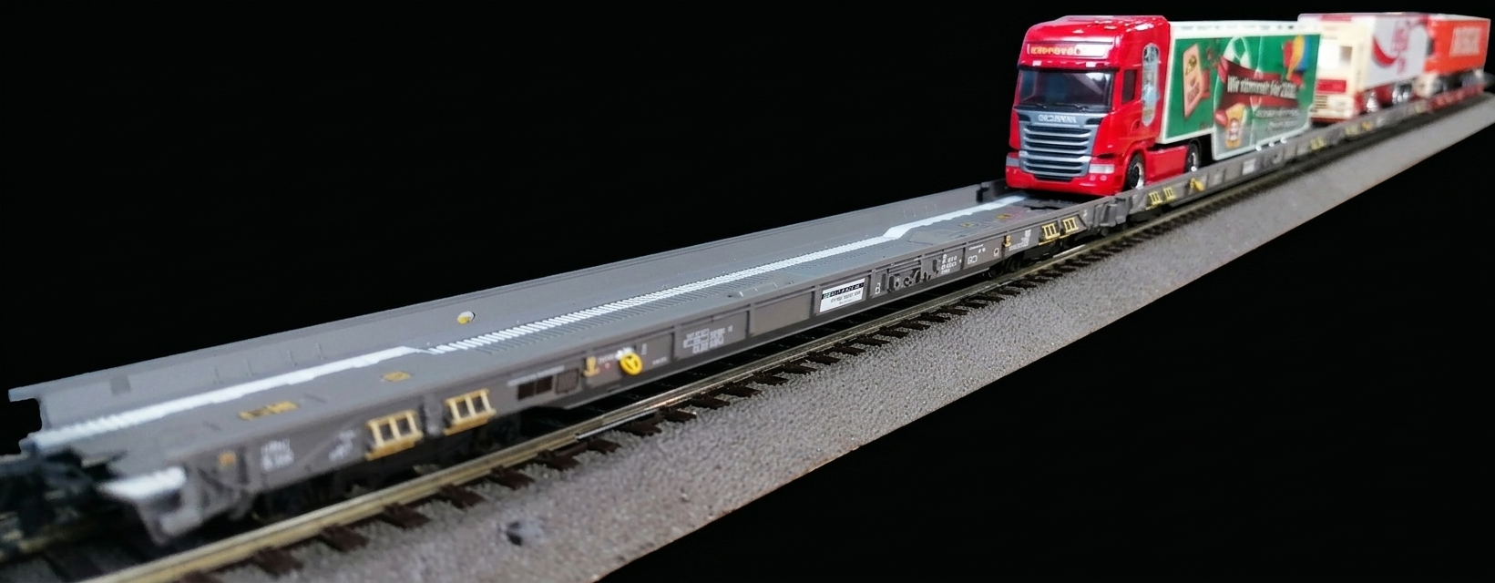 Roco SBB Ralpin Flat car 低底盤貨車模型（貨號 76340、76341、76342