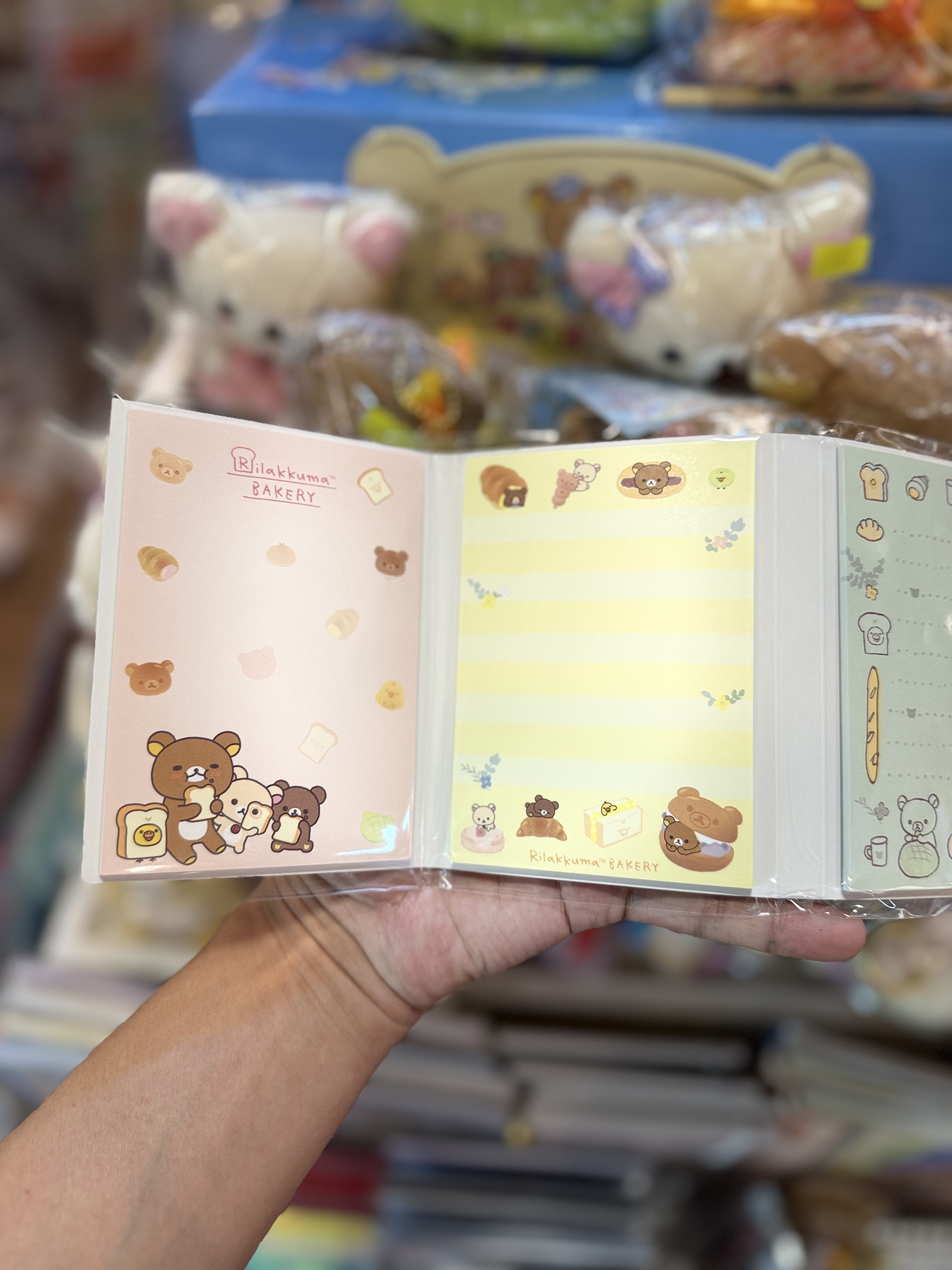 《現貨》全新Rilakkuma麪包造型memo