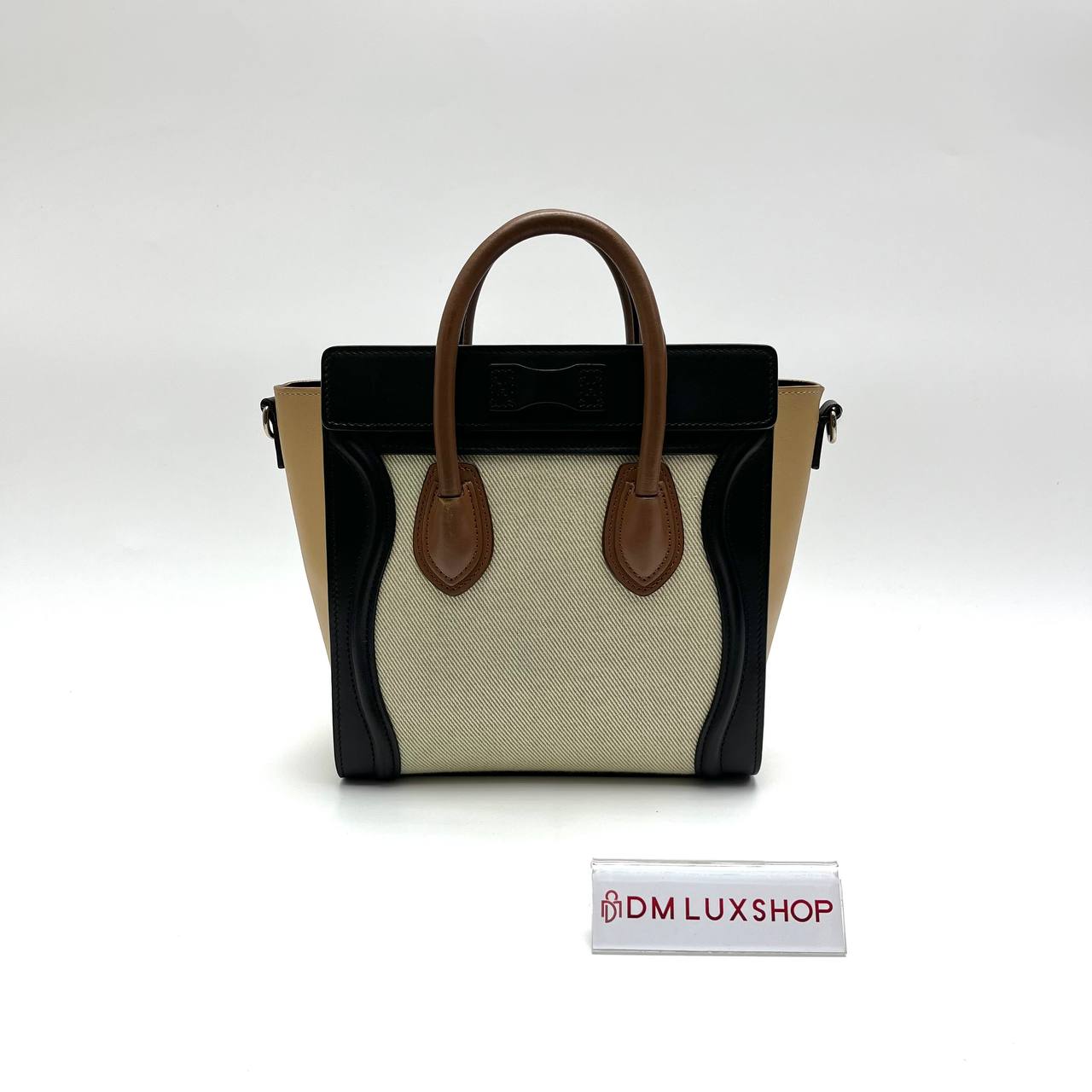 Celine Multicolor Nano Luggage Bag