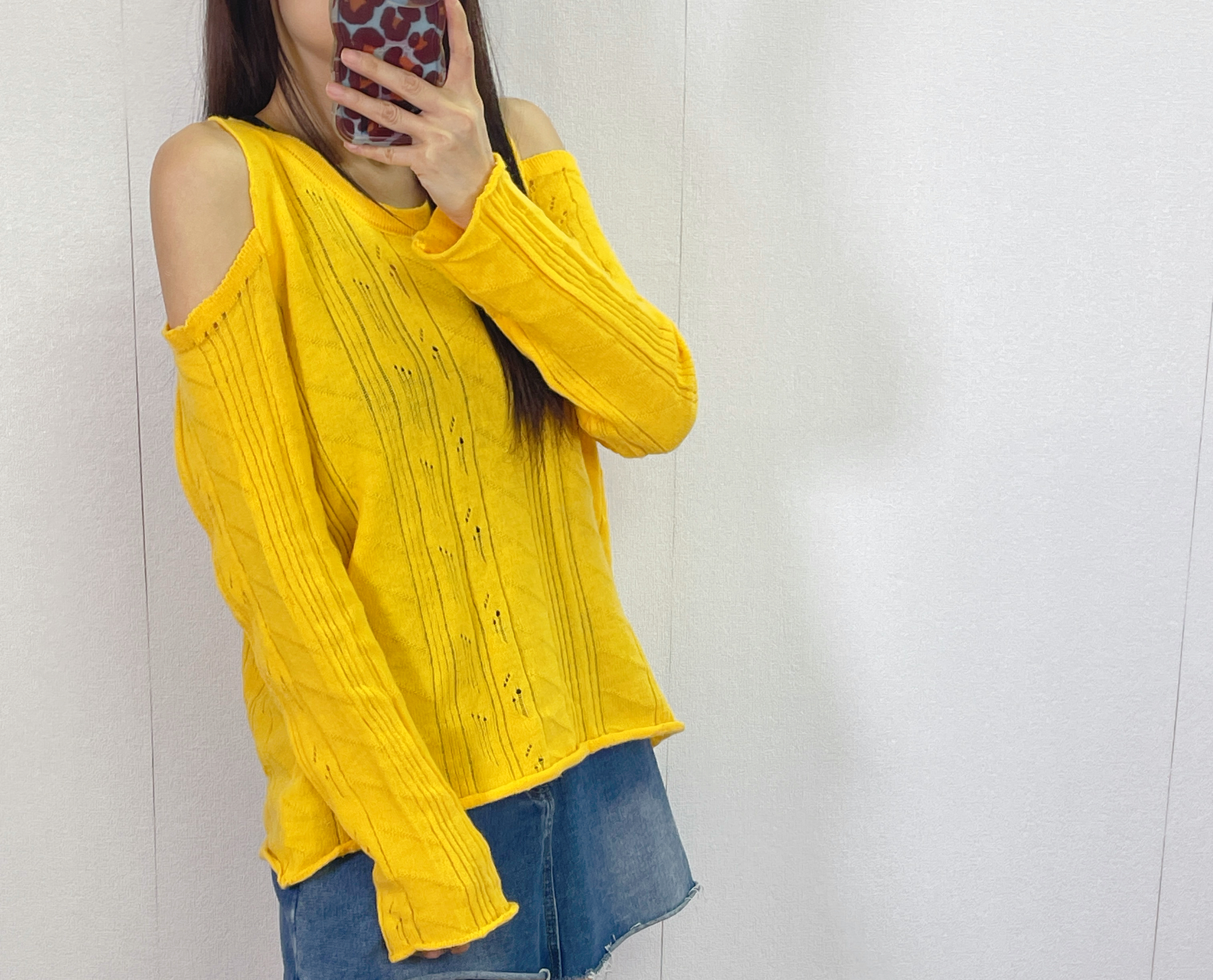 K5551 露膊薄身針織top