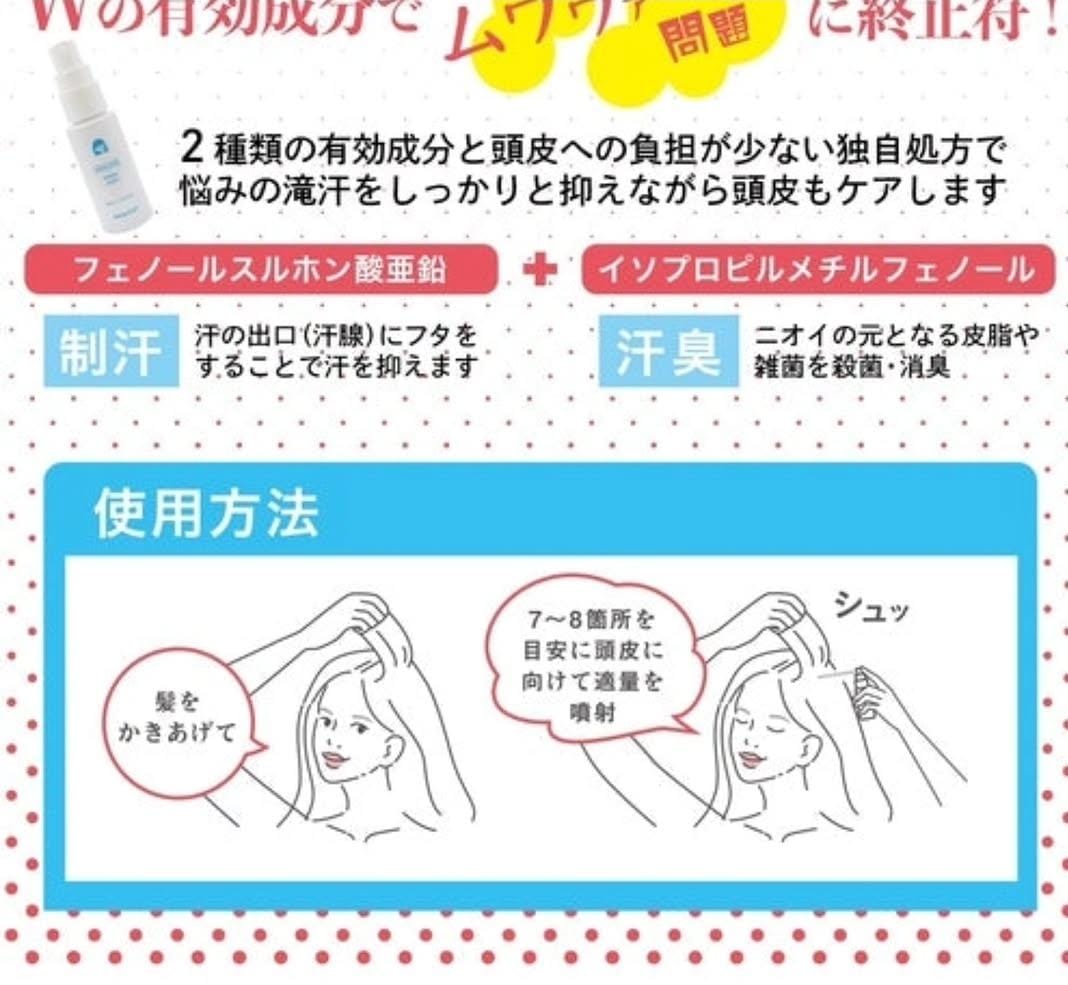 NAKICO 頭皮止汗噴霧😱