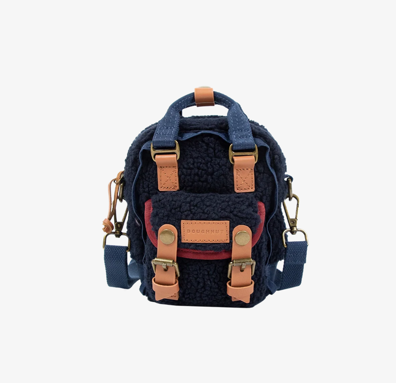 Doughnut Macaroon Tiny Fluffy Series Navy