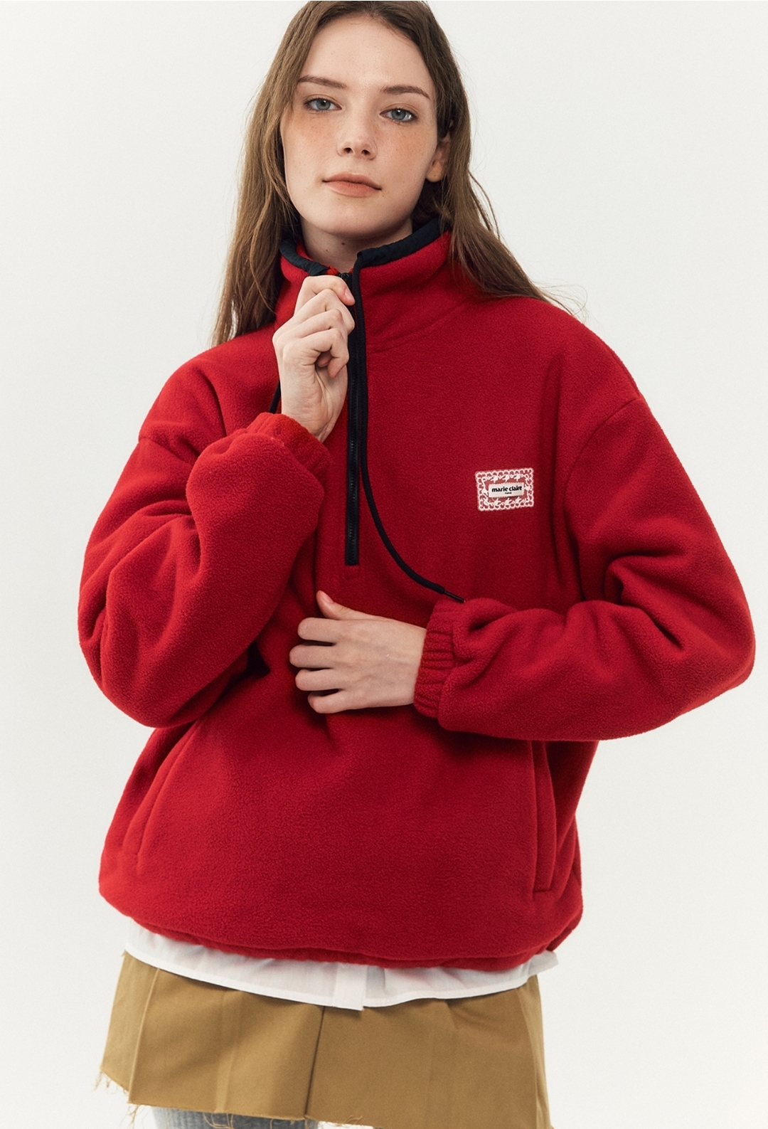 Marie Claire Fleece Half Zip-Up