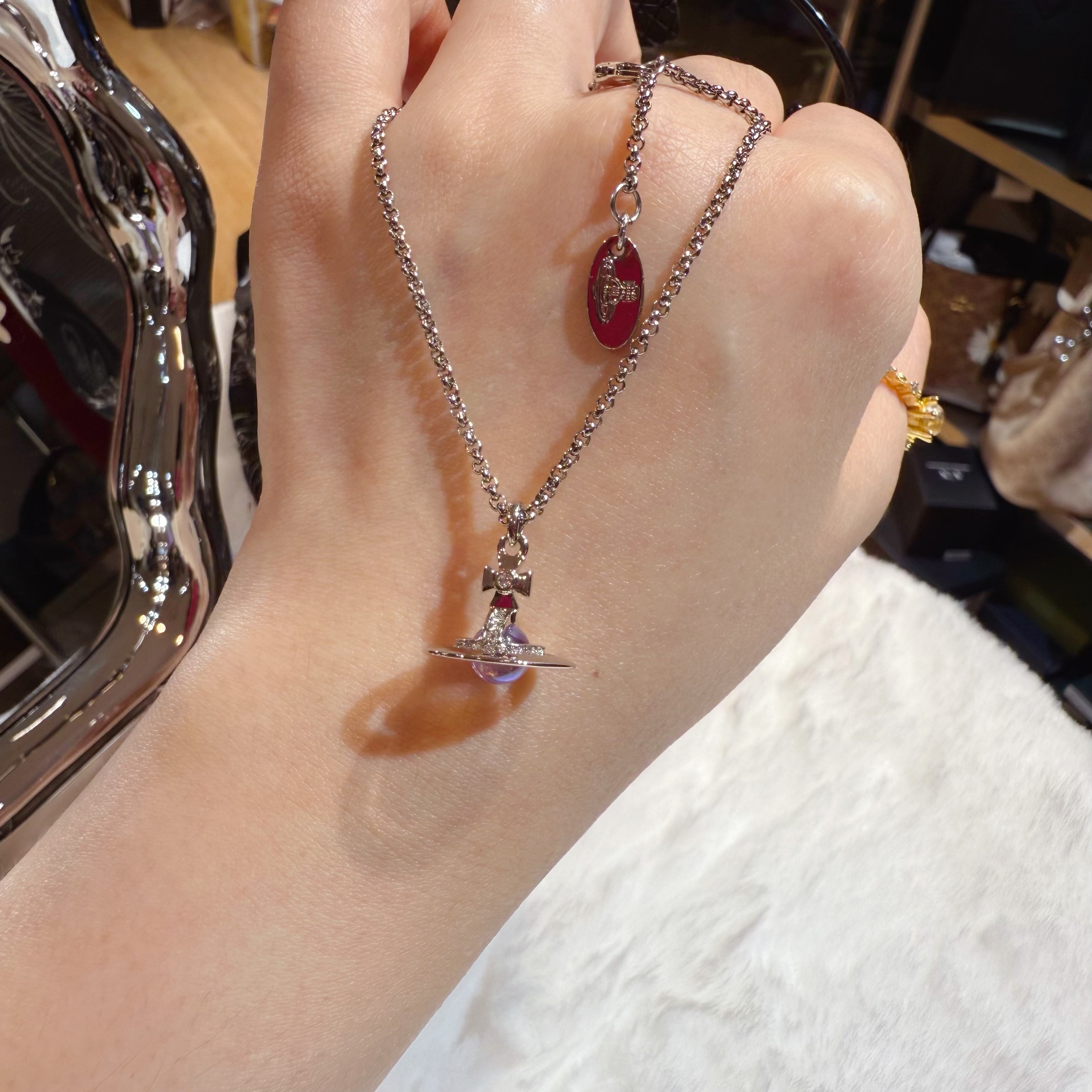 VW necklace mini 3d aurora