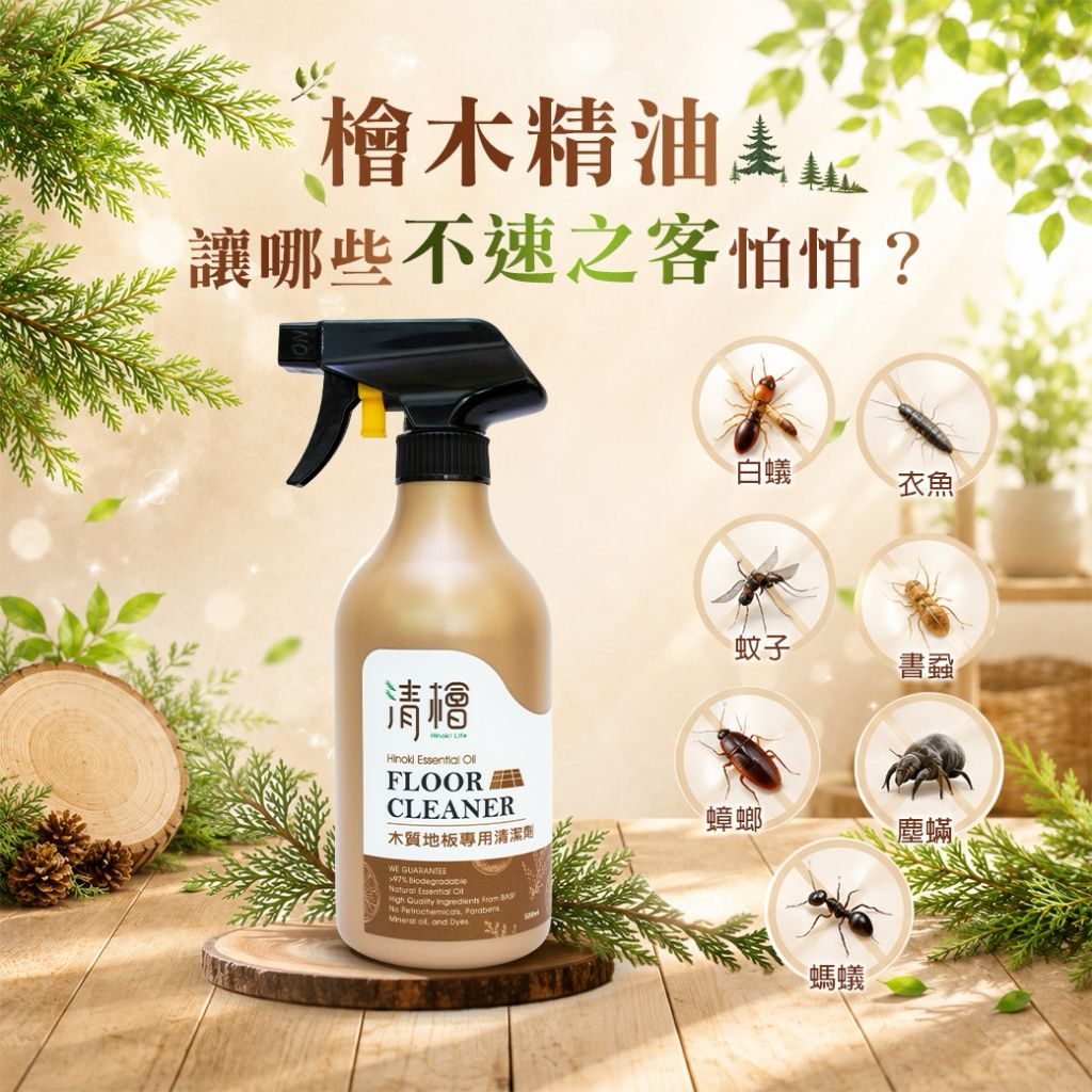 【預訂】台灣清檜木質地板專用清潔劑 500ml