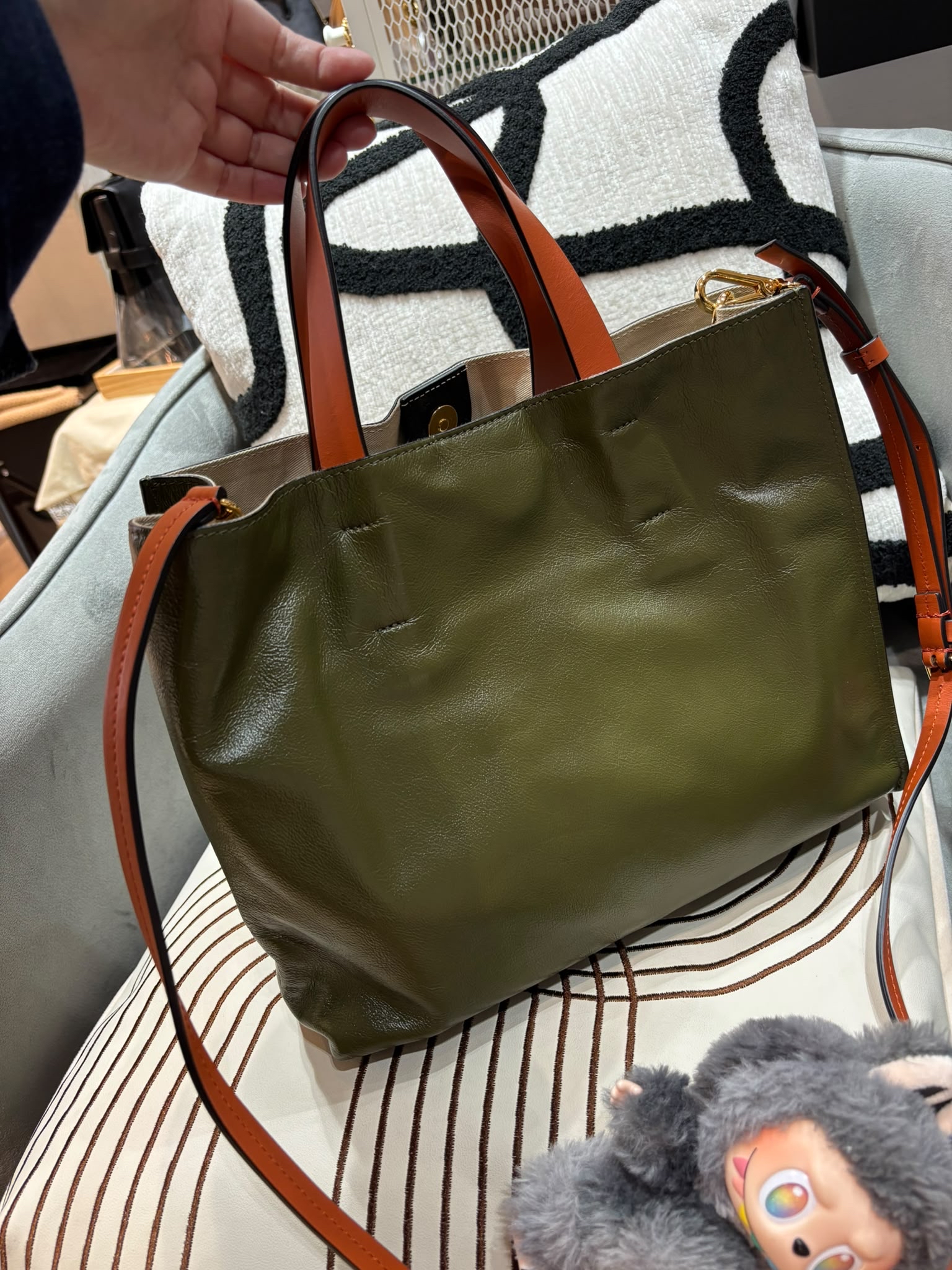 未使用品 Marni 2Way Tote Bag calfskin 100%Authentic, unused 未使用品 ✅Dust bag