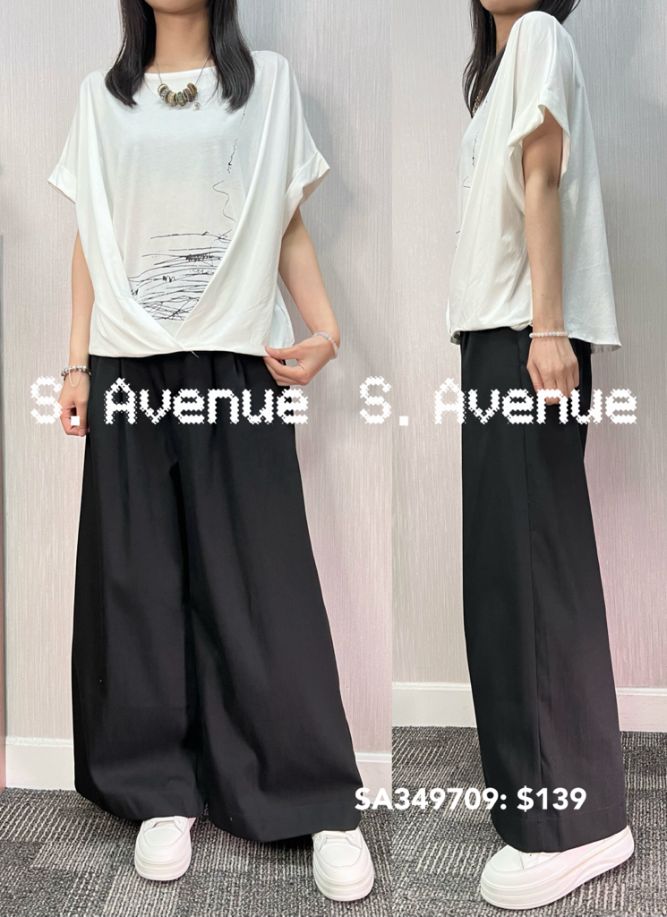 SA349709: 短袖前圖案有撍tee