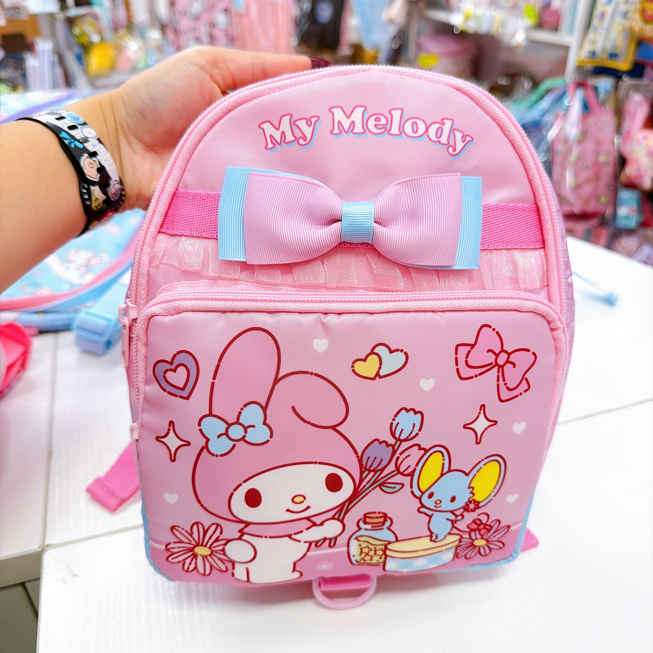 原裝行貨Sanrio 小童背囊連可拆式安全手帶