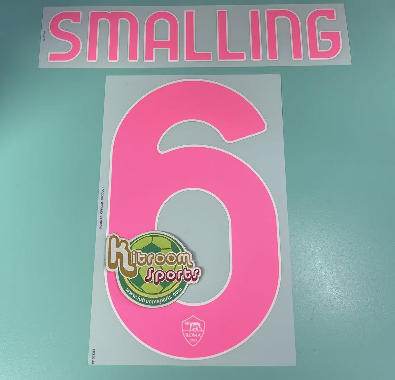2022-23 Roma 3rd Nameset #6 SMALLING