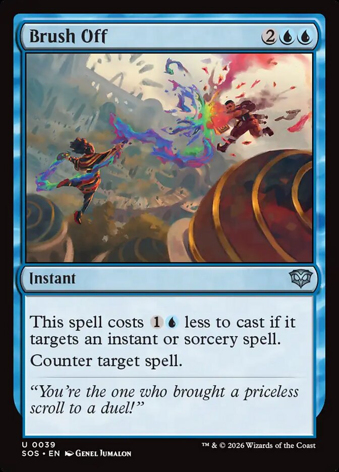 [EN] [Foil] Brush Off [SOS-039] U