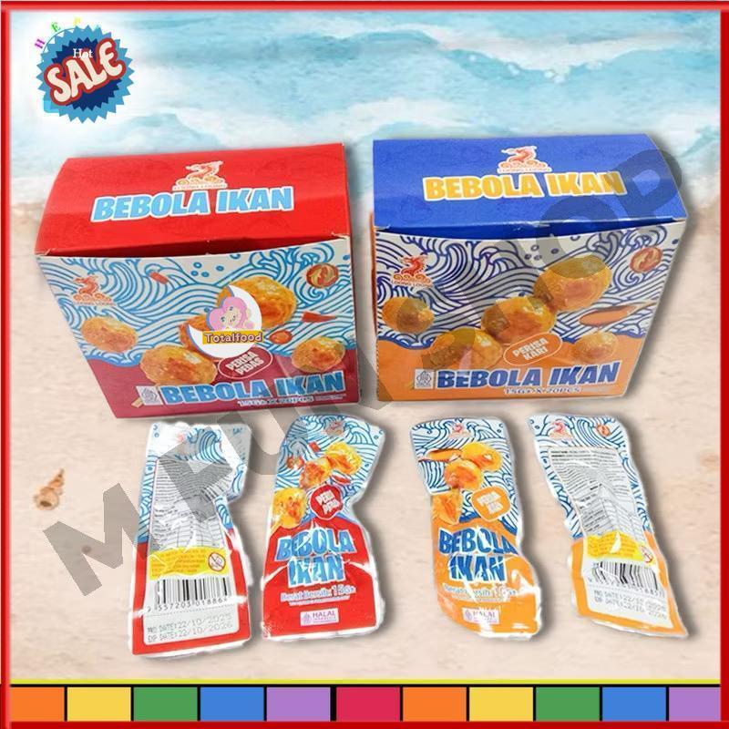 20pcs x15g Loong Loong Bebola Ikan snack (pedas / kari)