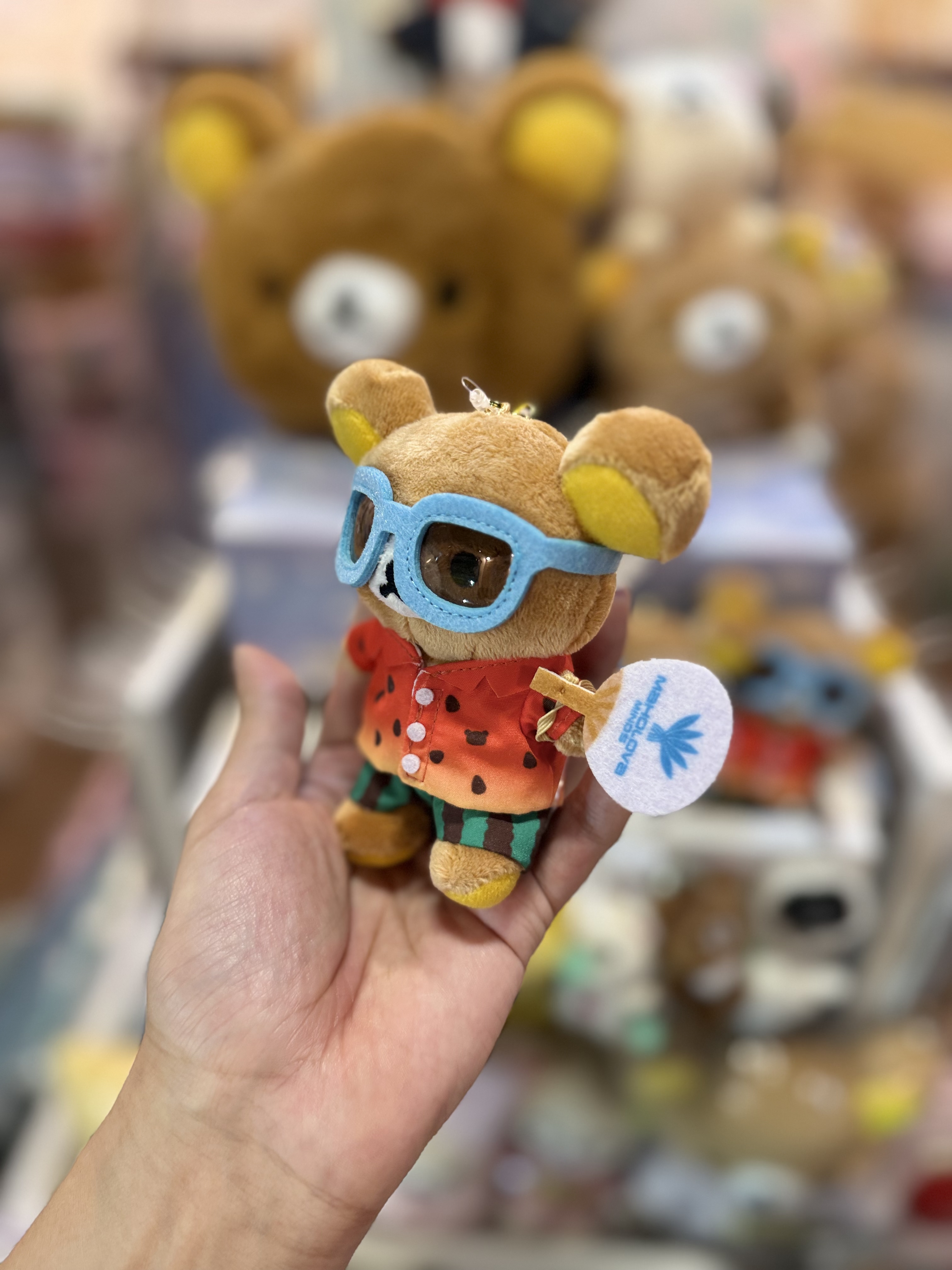 《現貨》全新日本Rilakkuma 主題酒店限定 夏日西瓜衫造型Rilakkuma 掛飾