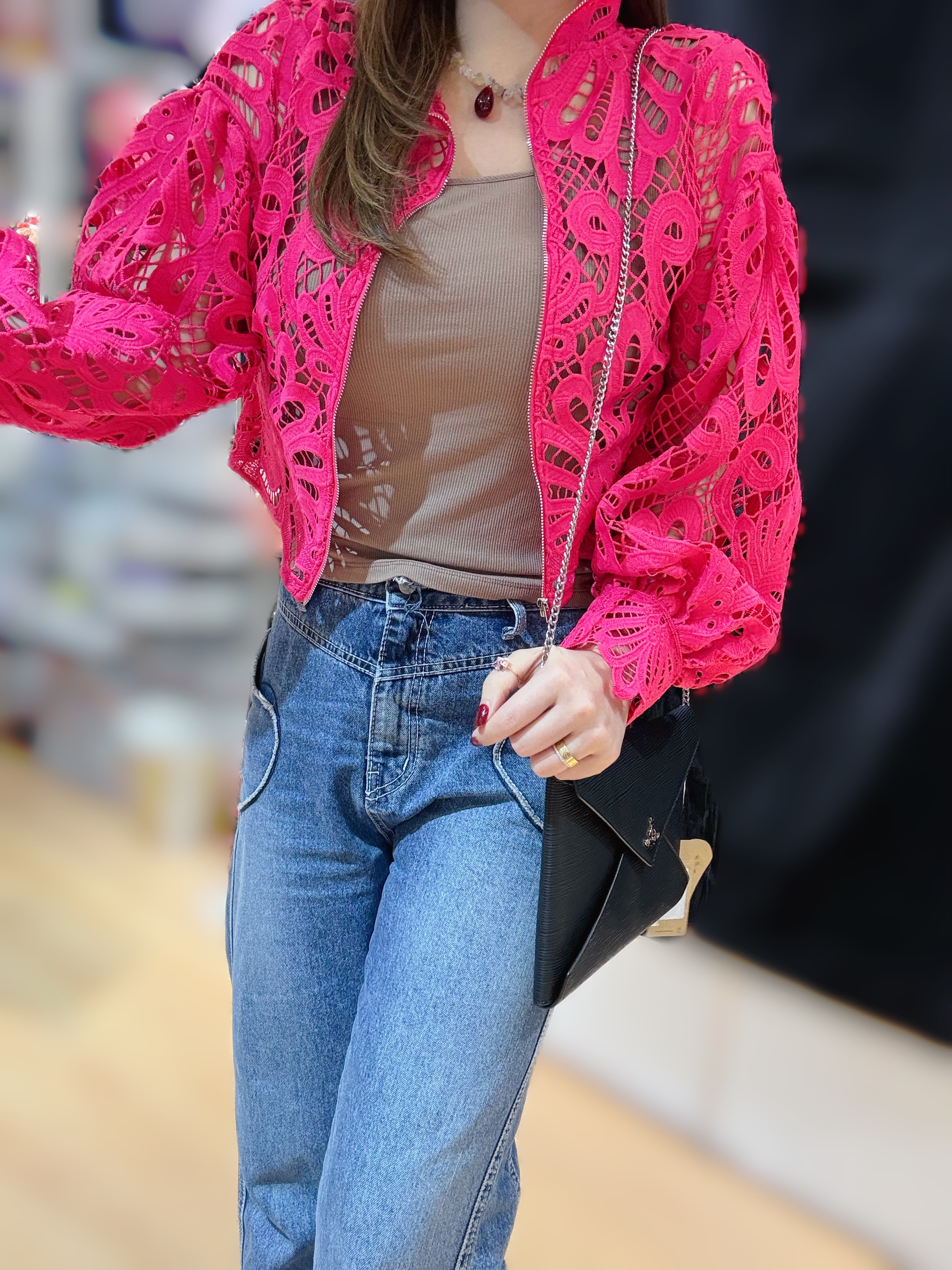 Vivienne Westwood Polly clutch bag sf/blk