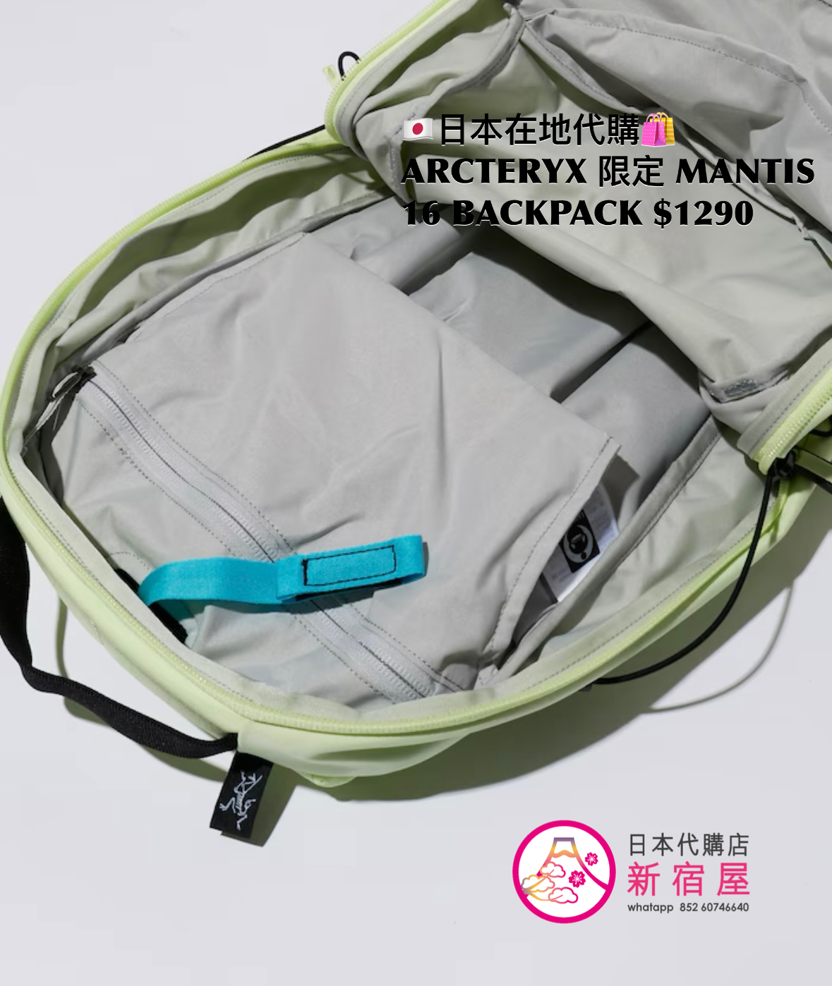 ARCTERYX 限定 MANTIS 16 BACKPACK