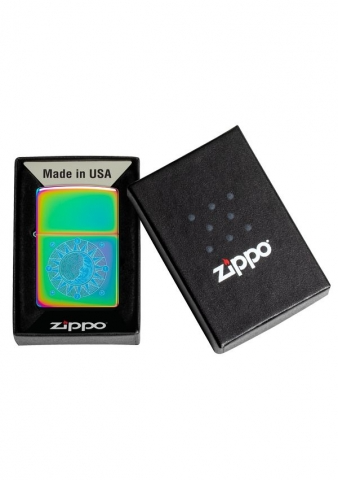 Zippo 48960 Sun Design Multi-Color 幻彩日月防風打火機 防風打火機 | ZIPPO 指定授權經銷商 | 美國製造 | 收藏