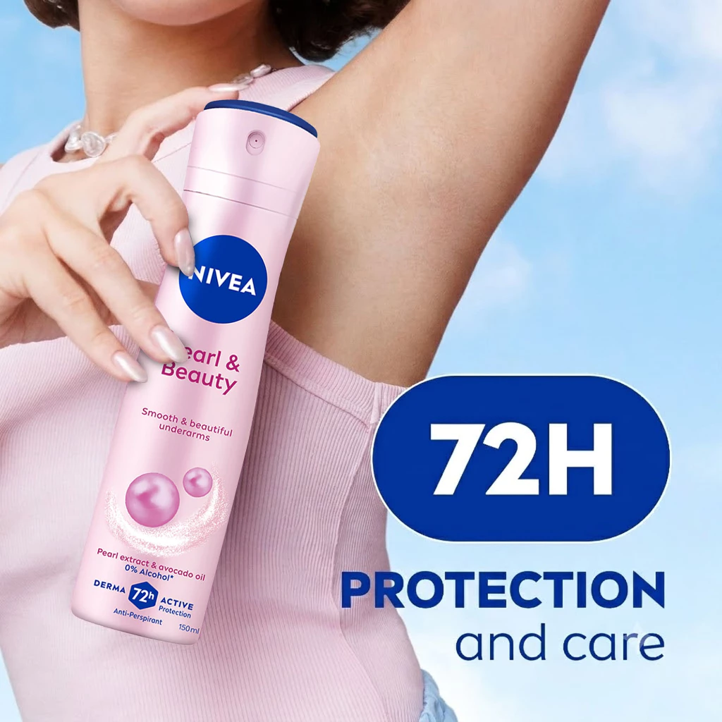 Nivea Women Deodorant Spray 150ml - Pearl & Beauty