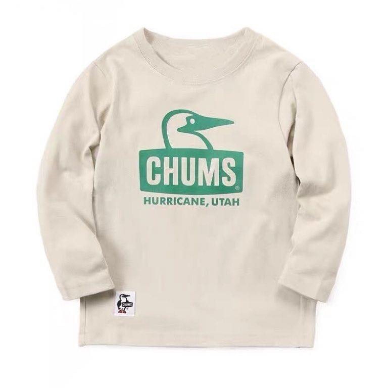 日系款大小童長袖Tee