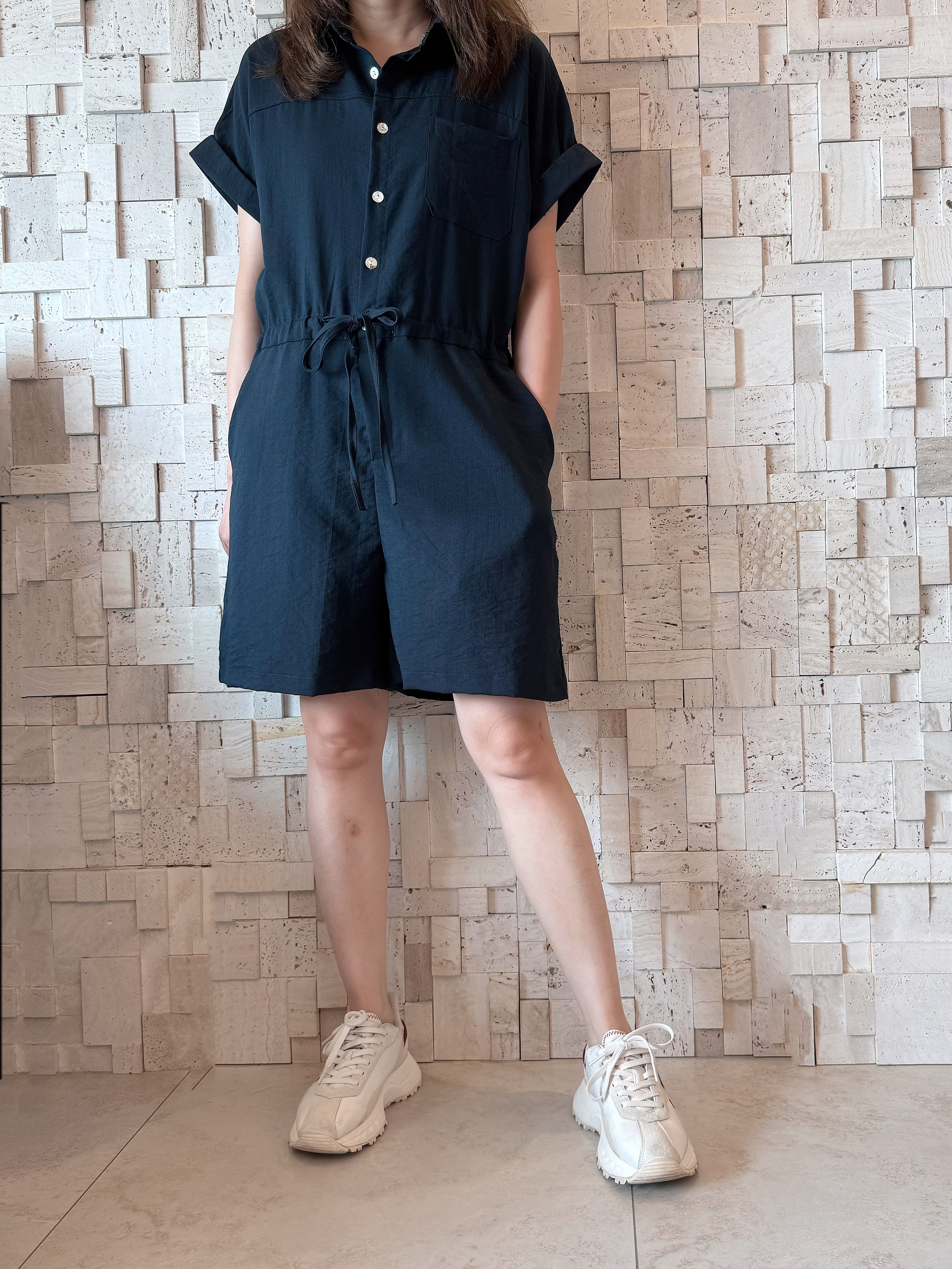 S00357 滑身梳織工人褲❣️