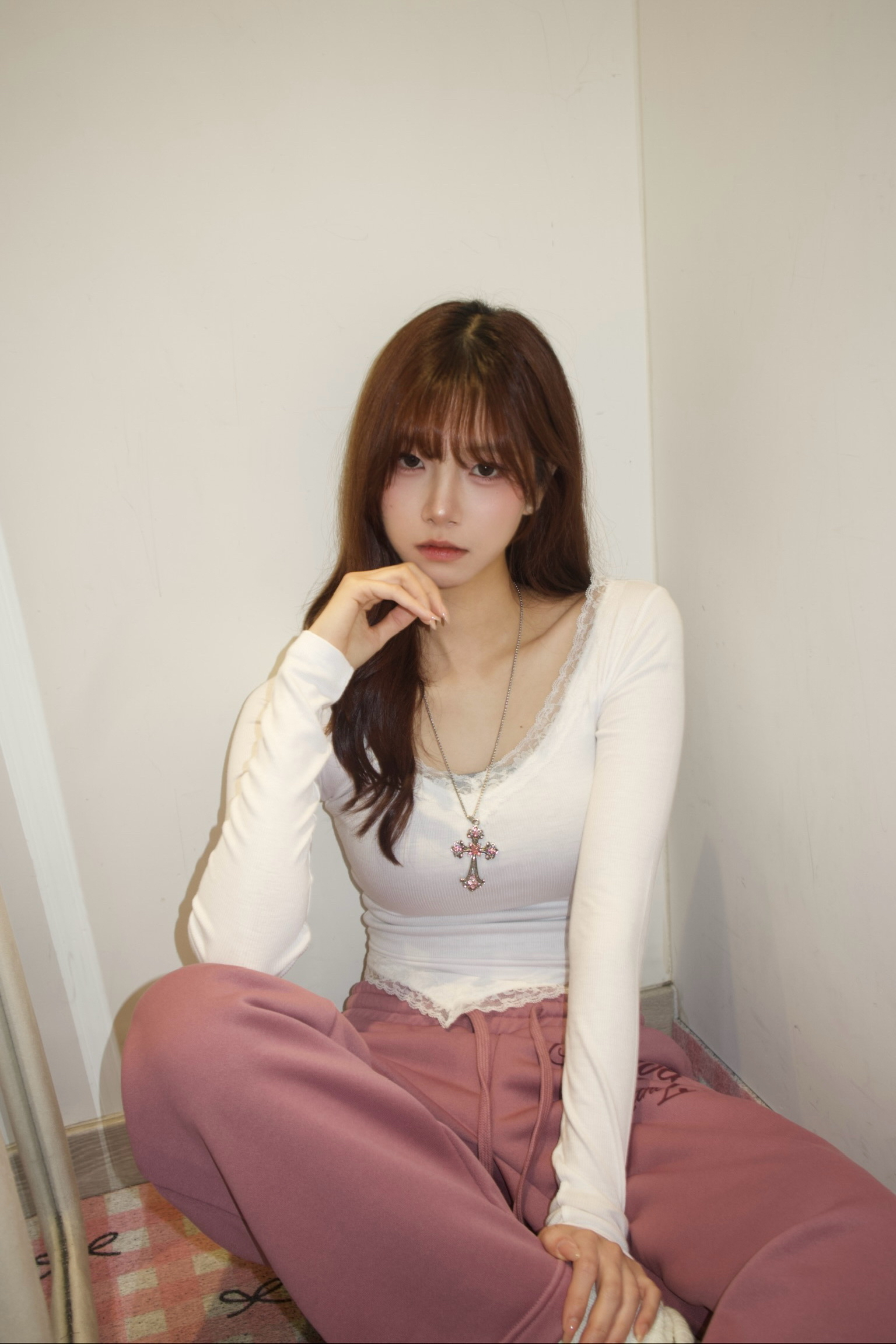 韓國辣妹型格闊身棉褲（跳舞ok！）