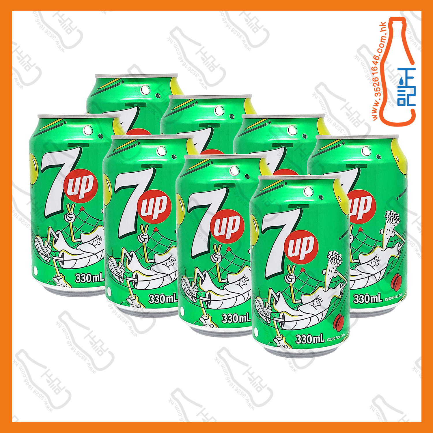 ==(罐裝)七喜 330ml x 8罐 /份