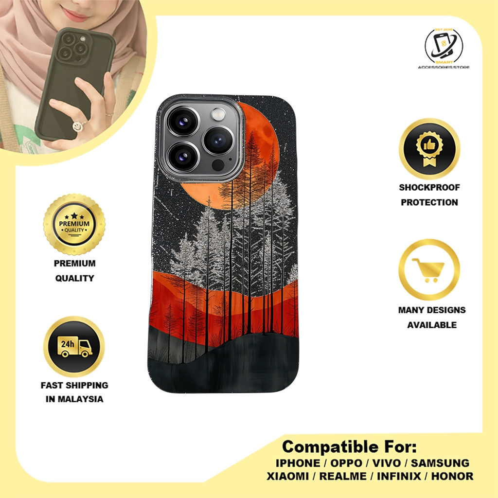 BLING CASE PHONE FOR IPHONE - DESIGN MOON D