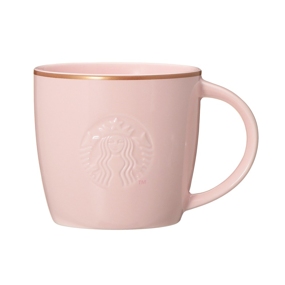 《日本🇯🇵 STARBUCKS Mother's Day 限定系列》金邊Logo馬克杯 355ml