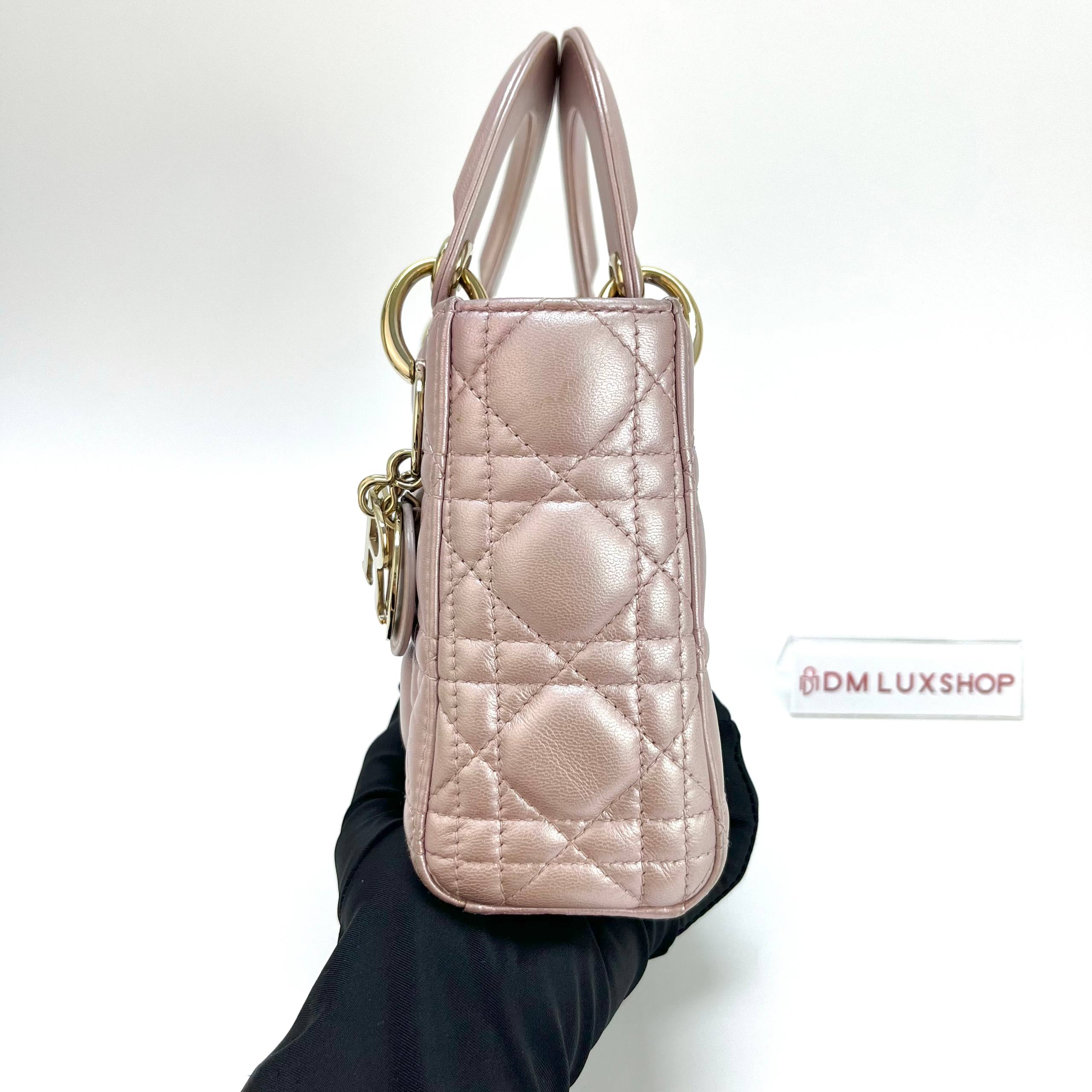 Dior Mini Lady Dior Light Pink GHW