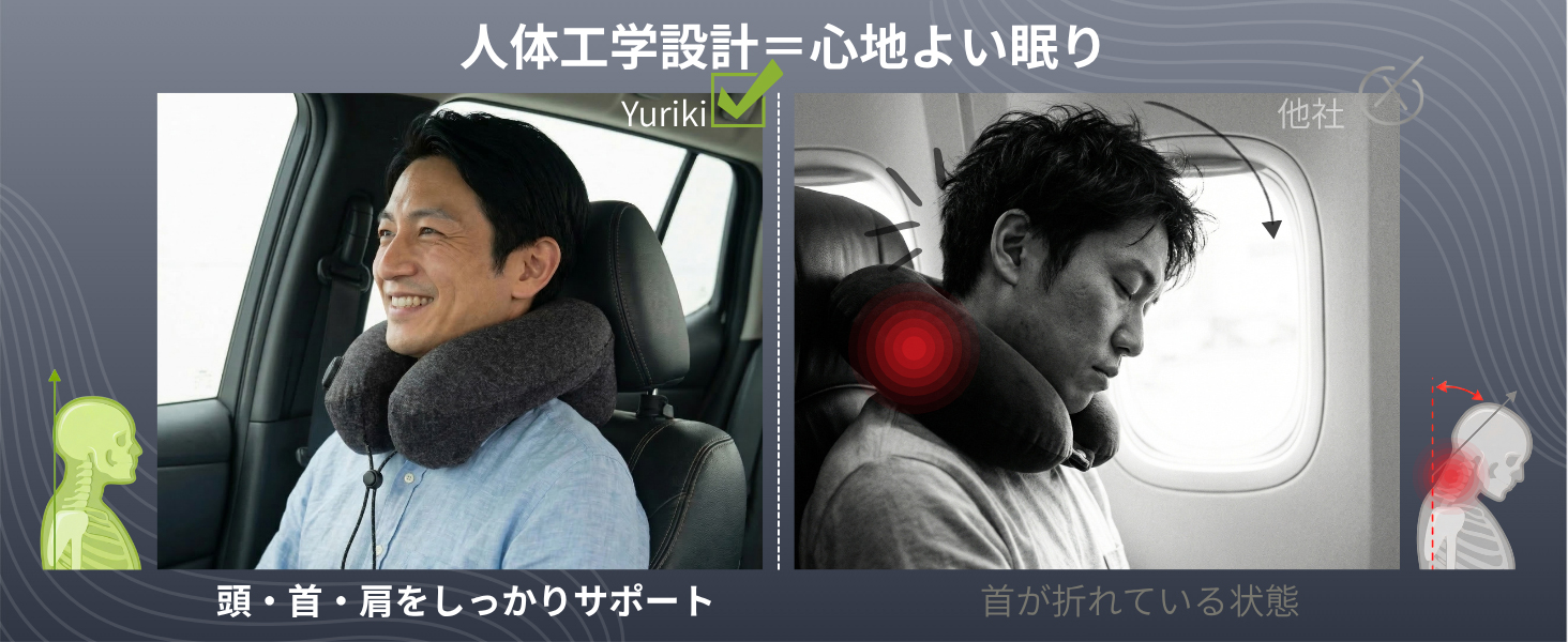 Yuriki輕便充氣頸枕（附收納盒+氣泵2合1設計）