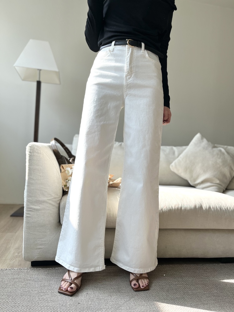 White Flared Jeans