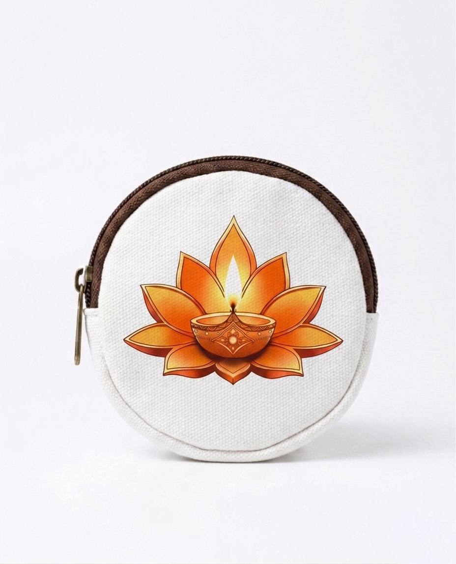 LD43 - Round Small Pouch Deepavali Lamp