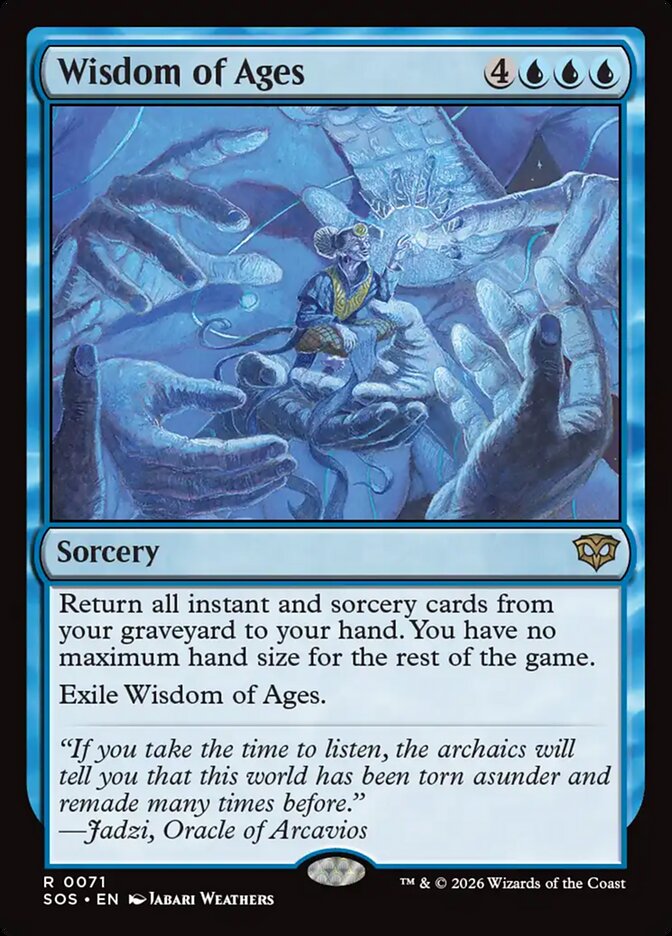[EN] [Foil] Wisdom of Ages [SOS-071] R