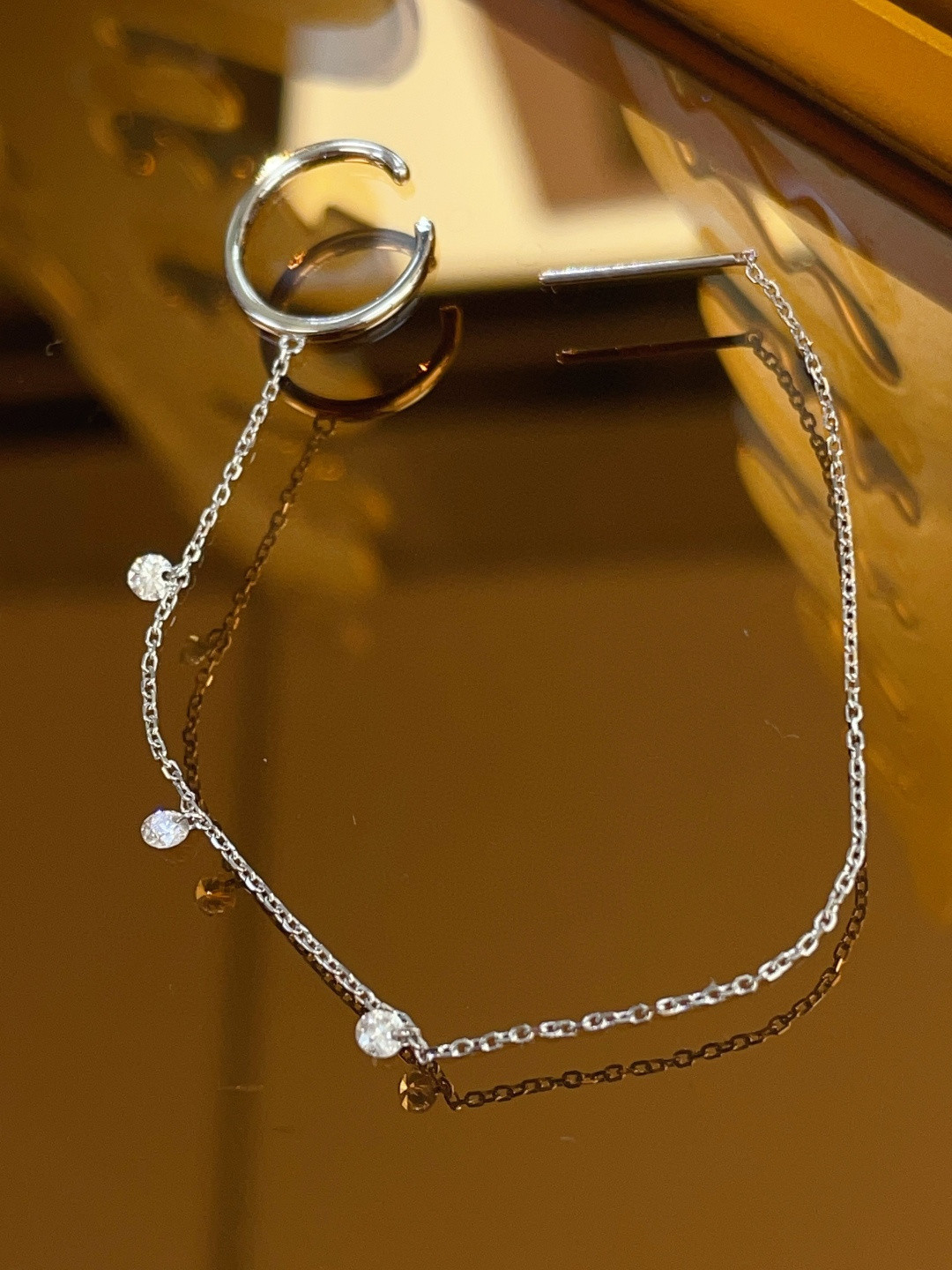 18K Diamond Ear Cuff