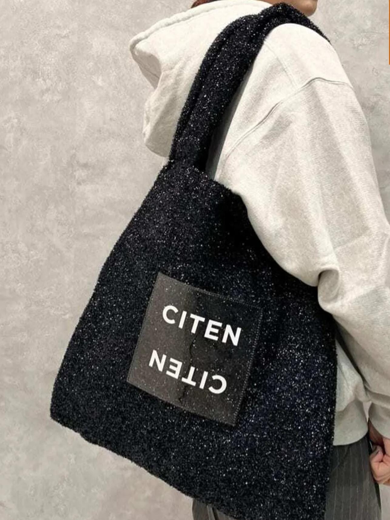 CITEN / Glitter Logo Tote Bag