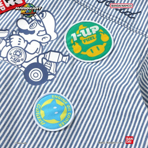 🆕【⭐訂購⭐】🌀 🇯🇵 日本直送🇯🇵 #MarioKart 刺繡貼布 短袖襯衫［2款選］🌀 [ELEA-0073][260607]