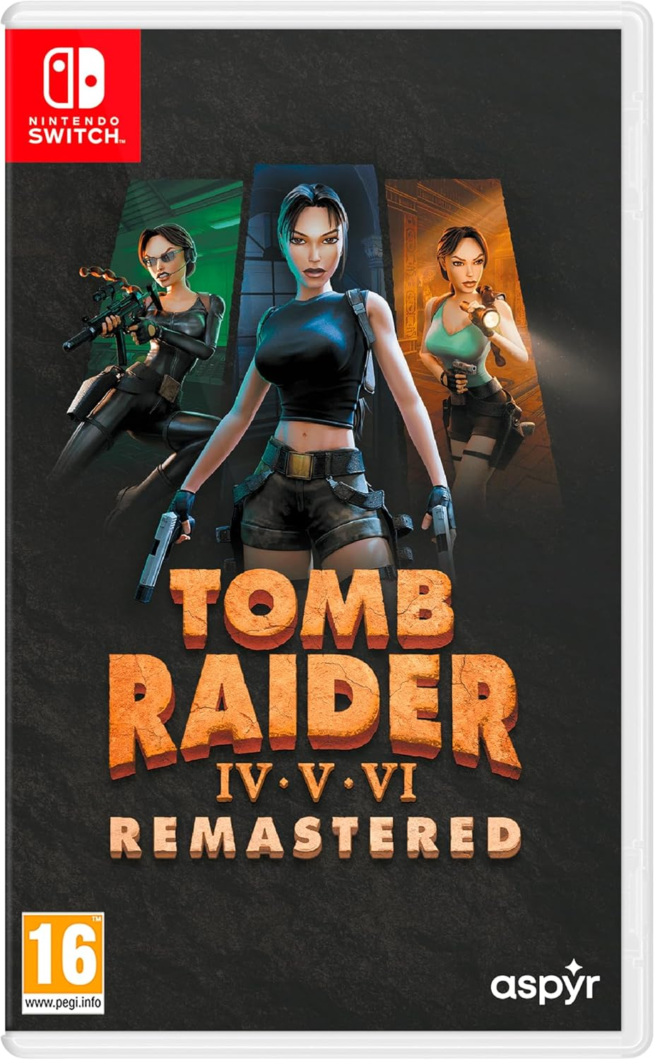 NS 古墓奇兵 IV-V-VI 重製版 / Tomb Raider IV-V-VI Remastered 中/英/日文  (英文封面) NSW-3992